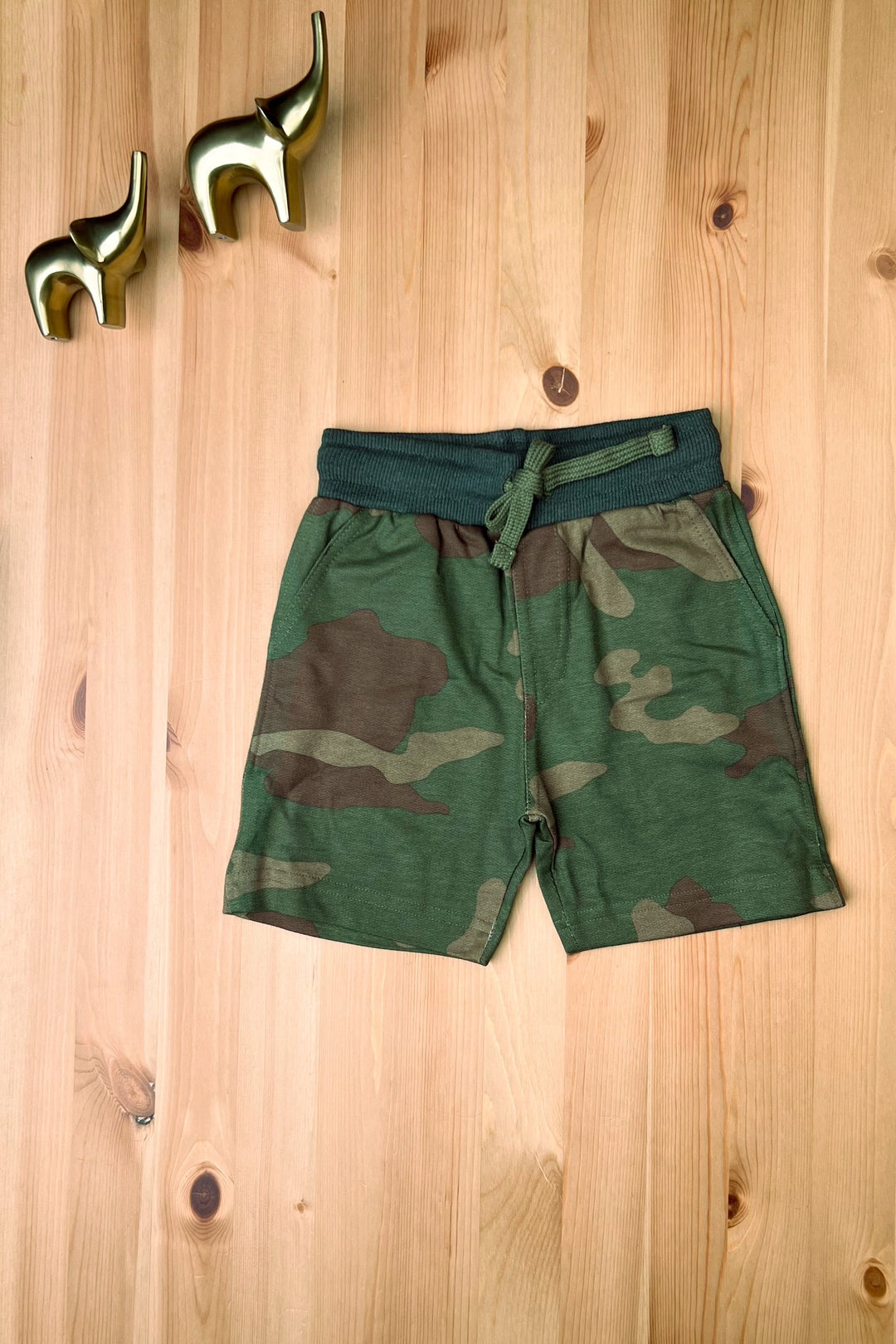 The Nesavu Boys Shorts Classic Unisex Kids Casual Shorts Timeless Style and Comfort for All psr silks Nesavu 18 (2Y) / Green LBW029