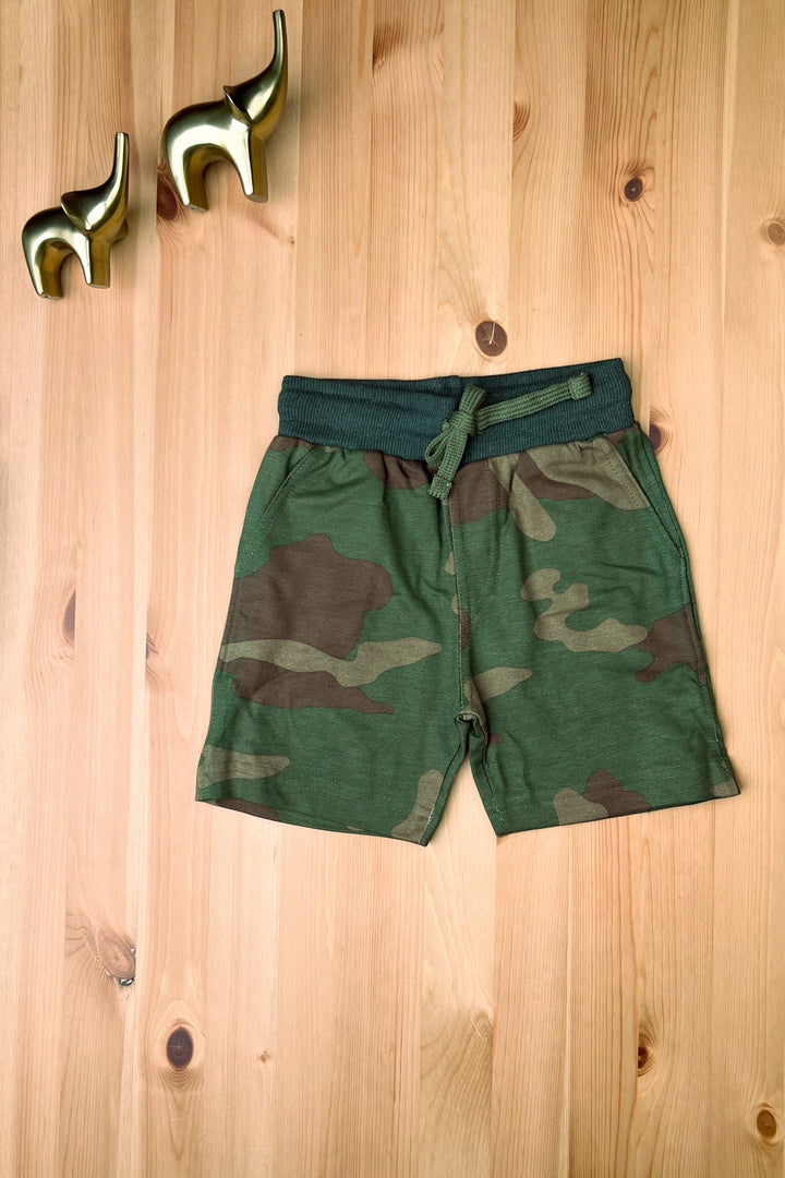 The Nesavu Boys Shorts Classic Unisex Kids Casual Shorts Timeless Style and Comfort for All psr silks Nesavu 18 (2Y) / Green LBW029