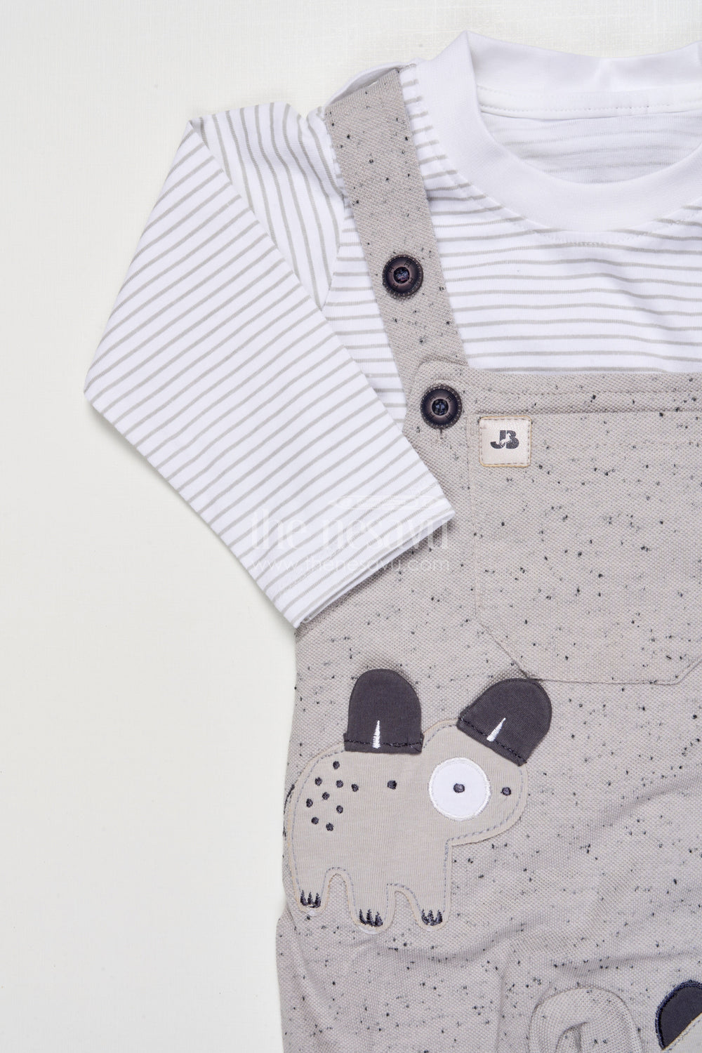 The Nesavu Baby Dungarees Cotton Baby Dungaree Outfit for Everyday Cuddles and Play Nesavu Nesavu baby dungaree set cotton long-sleeve top all-day comfort play