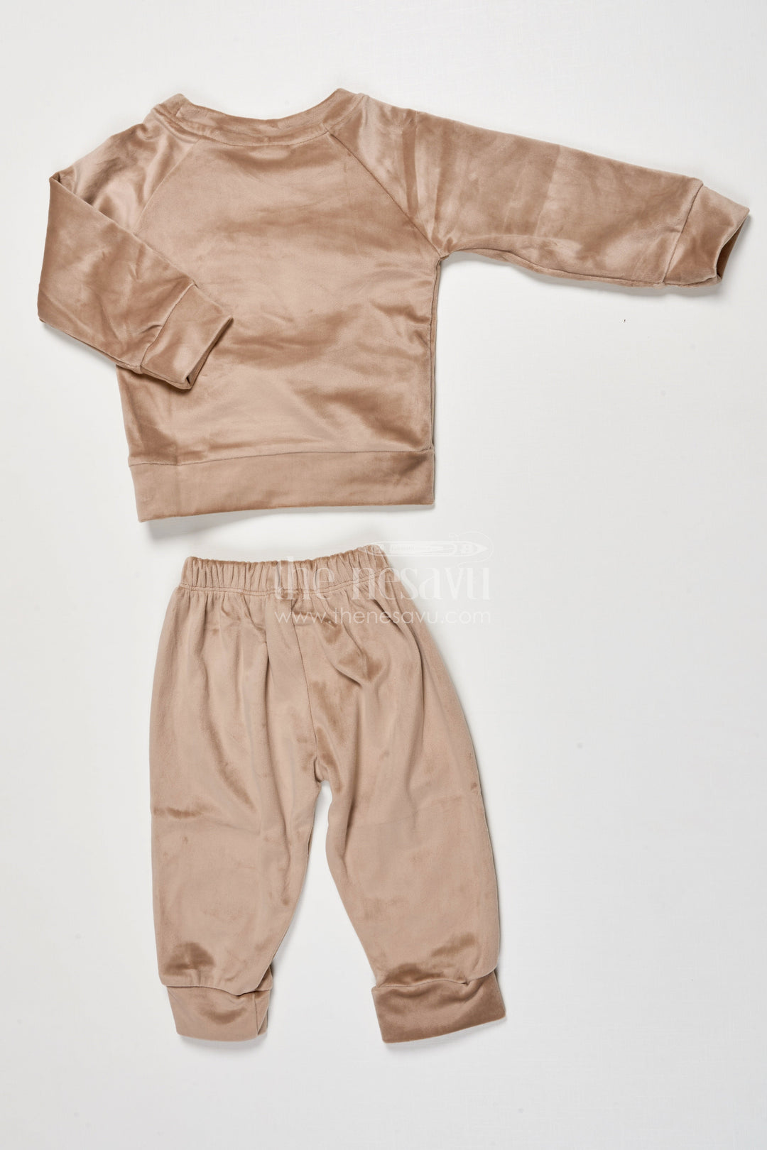 The Nesavu Boys Casual Set Cotton Boys Jogger Set with Animal Print for Everyday Play Nesavu Nesavu boys cotton casual jogger set animal print everyday comfort active wear