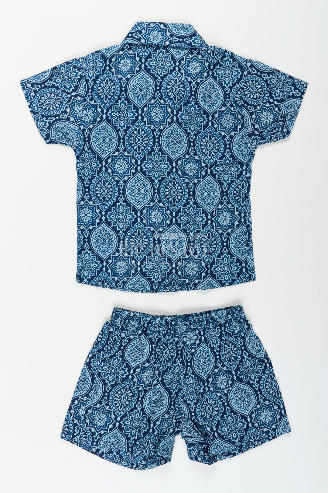 The Nesavu Cotton casual set for toddler boys' summer wardrobe Nesavu Nesavu toddler boys casual printed cotton set  mandala co-ord outfit everyday summer fun