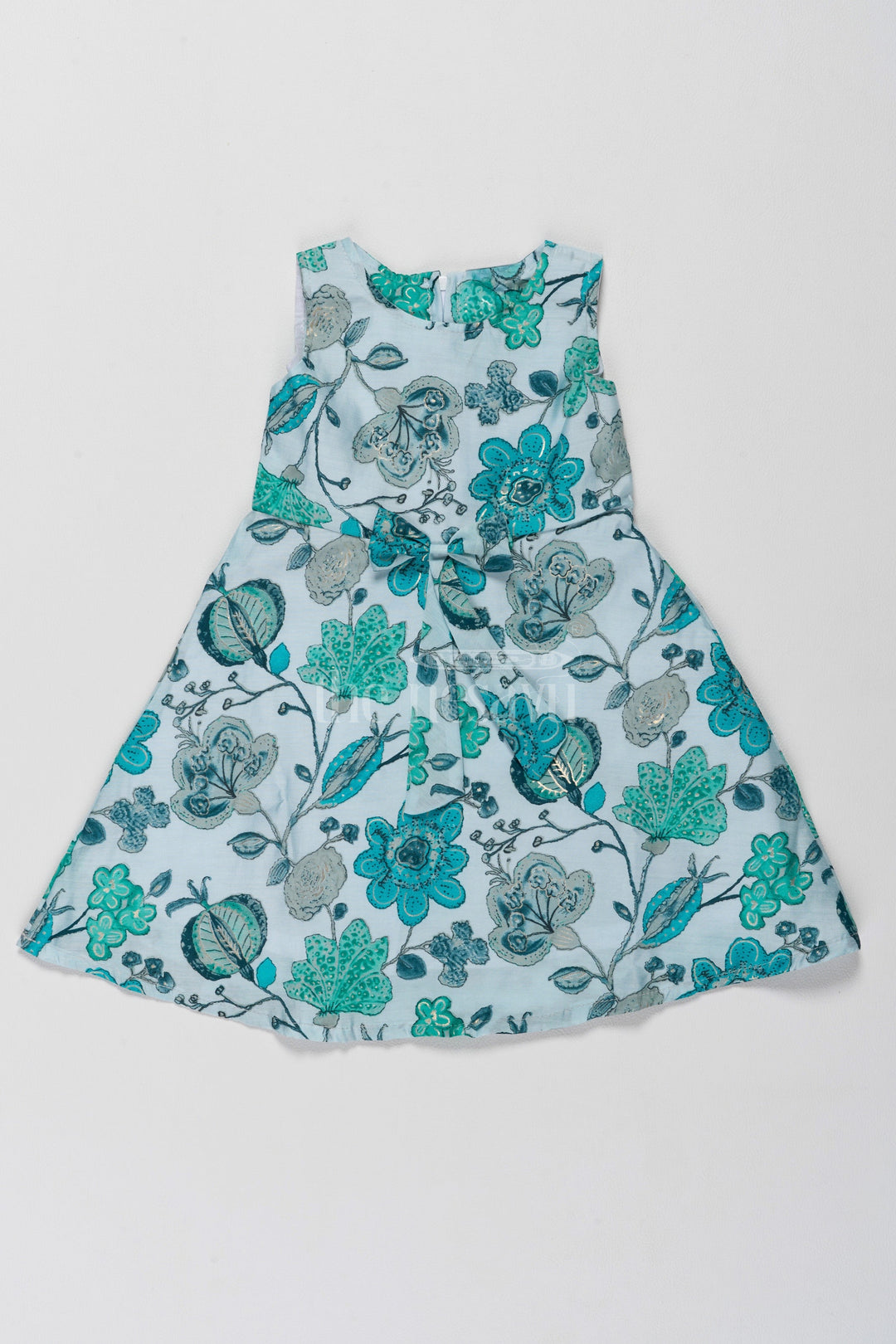Nesavu Cotton Summer Dresses Girls Floral Prints Lightweight Comfort Style – The Nesavu