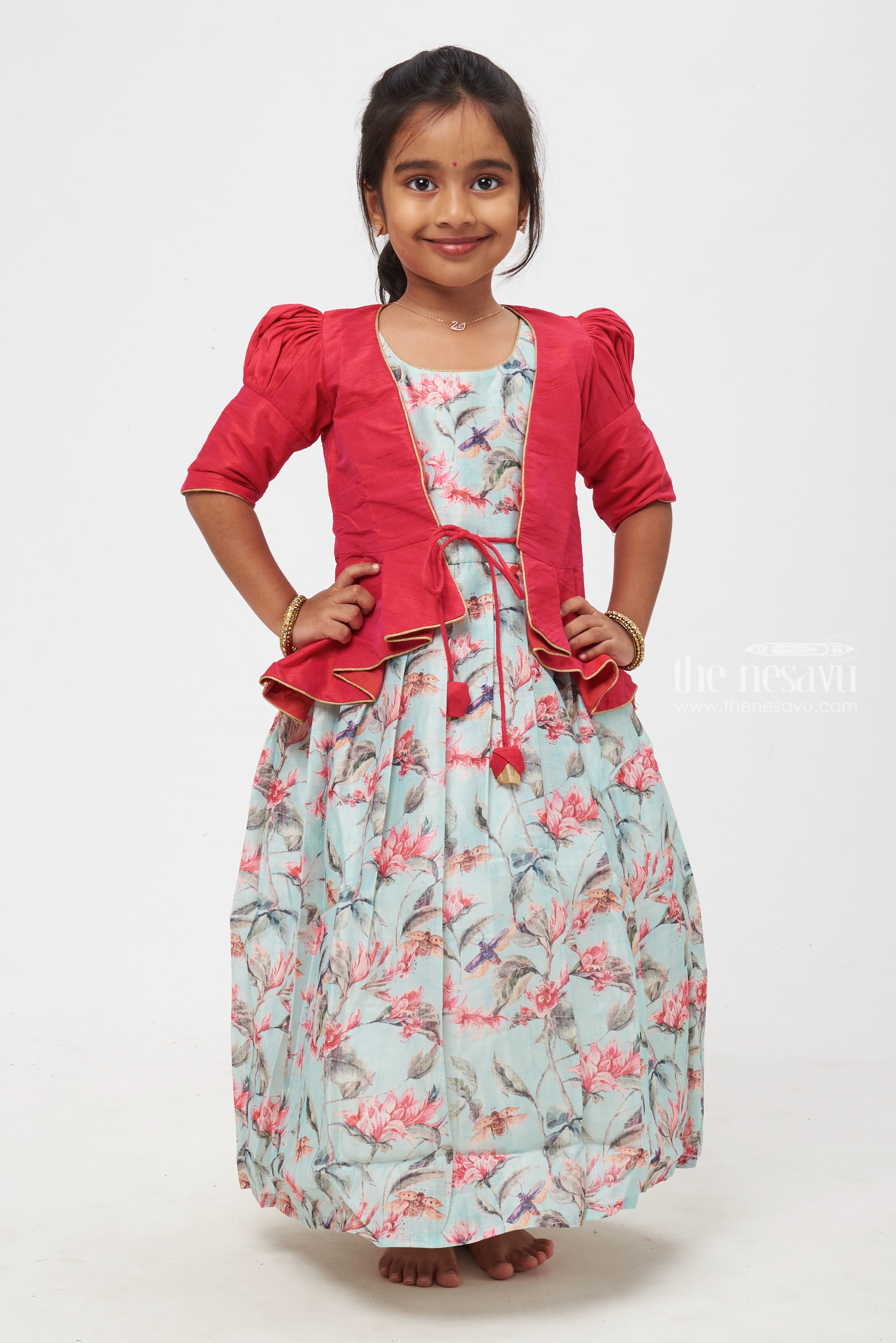 Pin by Paridhi Agarwal on Kurti designs | Indian dresses for kids, Kids  dress patterns, Kids gown
