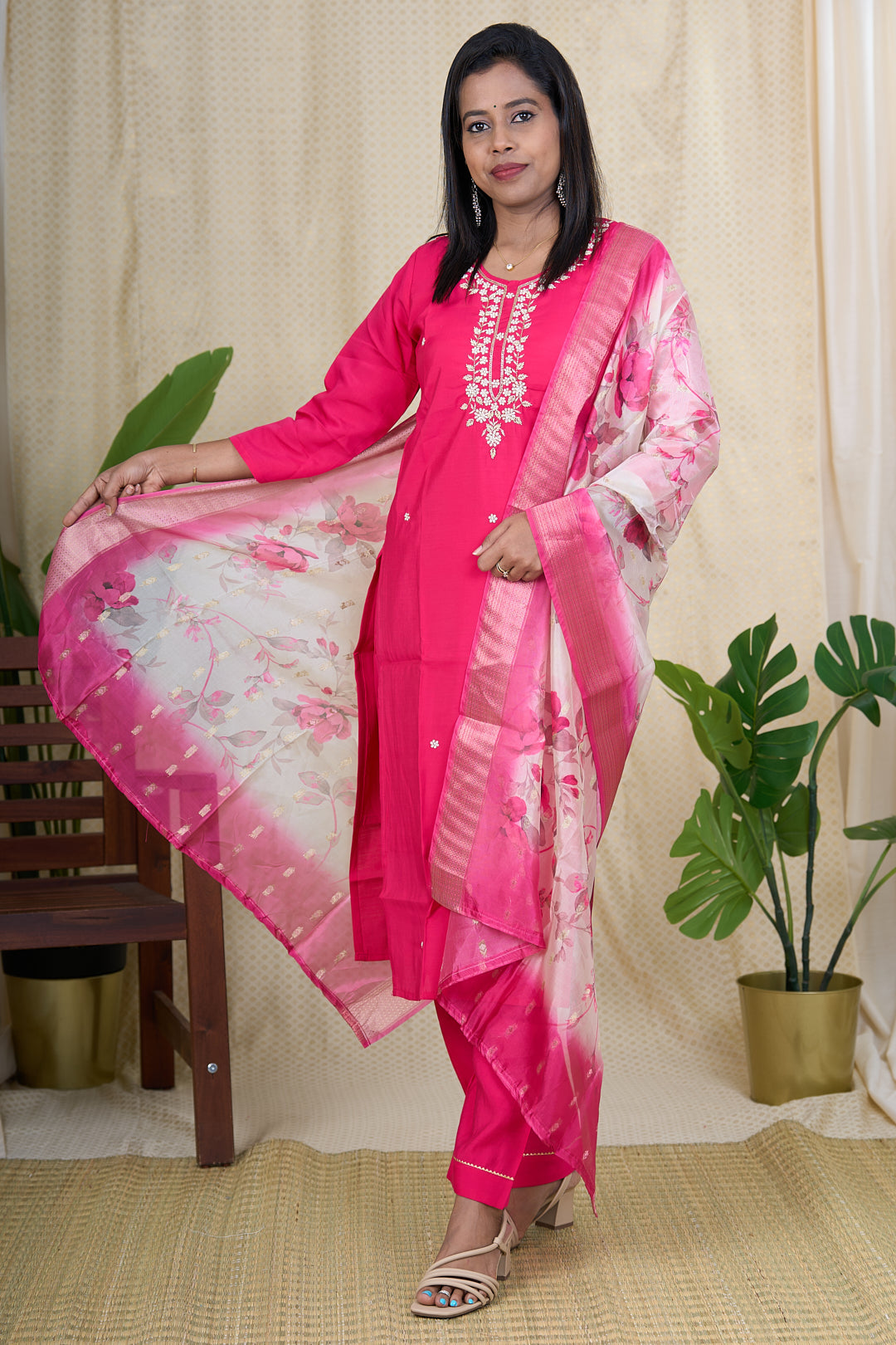 Zardari and Pearl Embroidered Salwar Suit for Women Designer