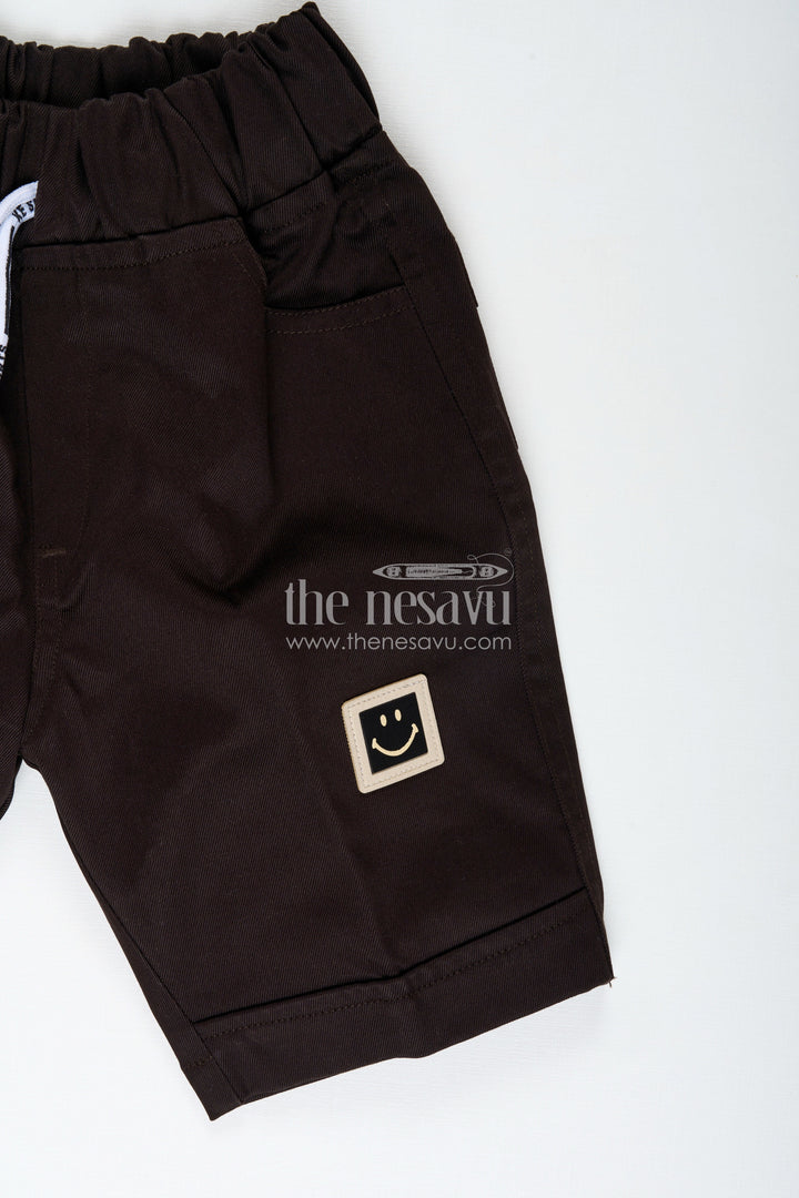 The Nesavu Boys Casual Set Dinosaur Print Cotton Shirt and Shorts for Toddler Boys Nesavu Nesavu Mint Green Dinosaur Jungle Print Shirt Black Shorts Cotton Set Toddler Boys
