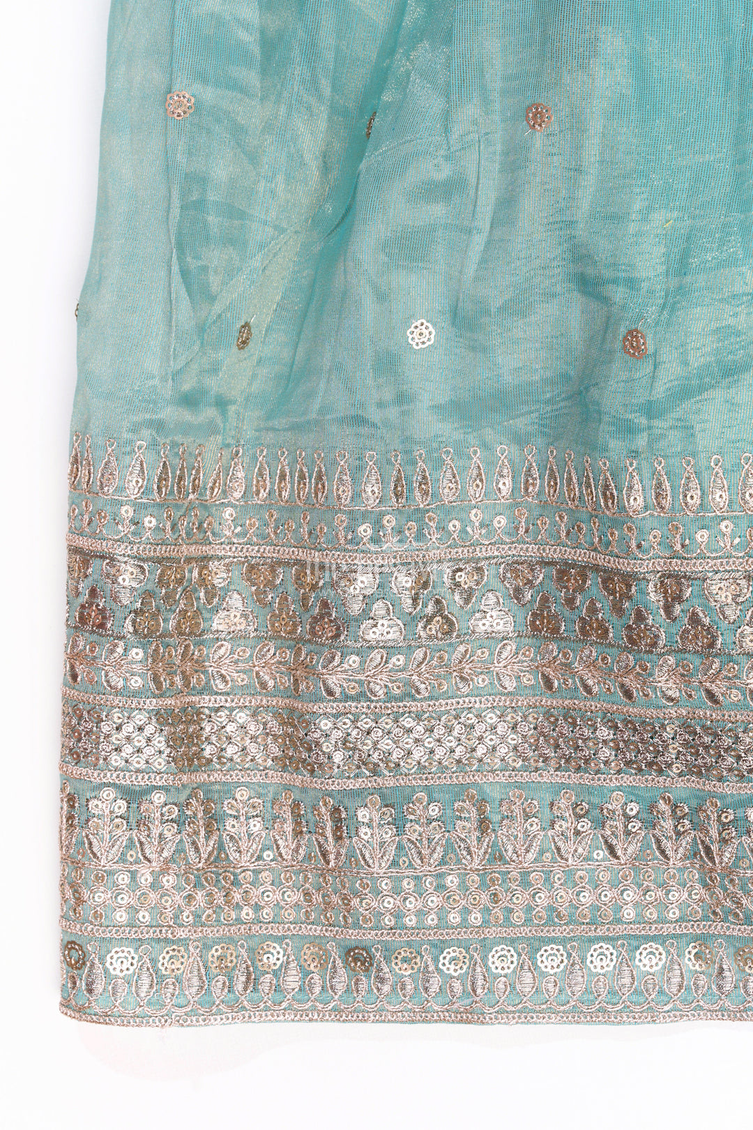 The Nesavu Girls Churidar Sets Elegant Churidar Sleeves Kurta Set for Girls with Shimmering Chinon Silk and Embellished Dupatta Nesavu Nesavu Elegant Churidar Sleeves Kurta Set Girls Shimmering Chinon Silk Embellished Dupatta