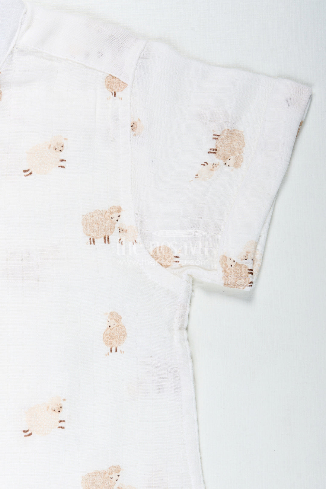 The Nesavu Boys Cotton Shirt Elephant Print Shirt Boys in Muslin Cotton with Digital Safari-Themed Pattern for Comfortable Everyday Wear Nesavu Nesavu Elephant Print Shirt Boys Muslin Cotton Digital Safari Motif Soft Summer Feel