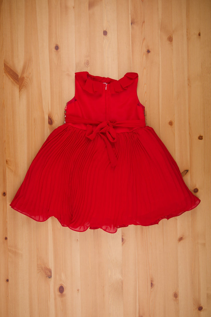 The Nesavu Girls Fancy Frock Embellished Ballroom Style Frock with Sparkle Accents for Girls Nesavu Shift Dress For Kids - Fancy Kids Frock Elegance For Photoshoots | The Nesavu