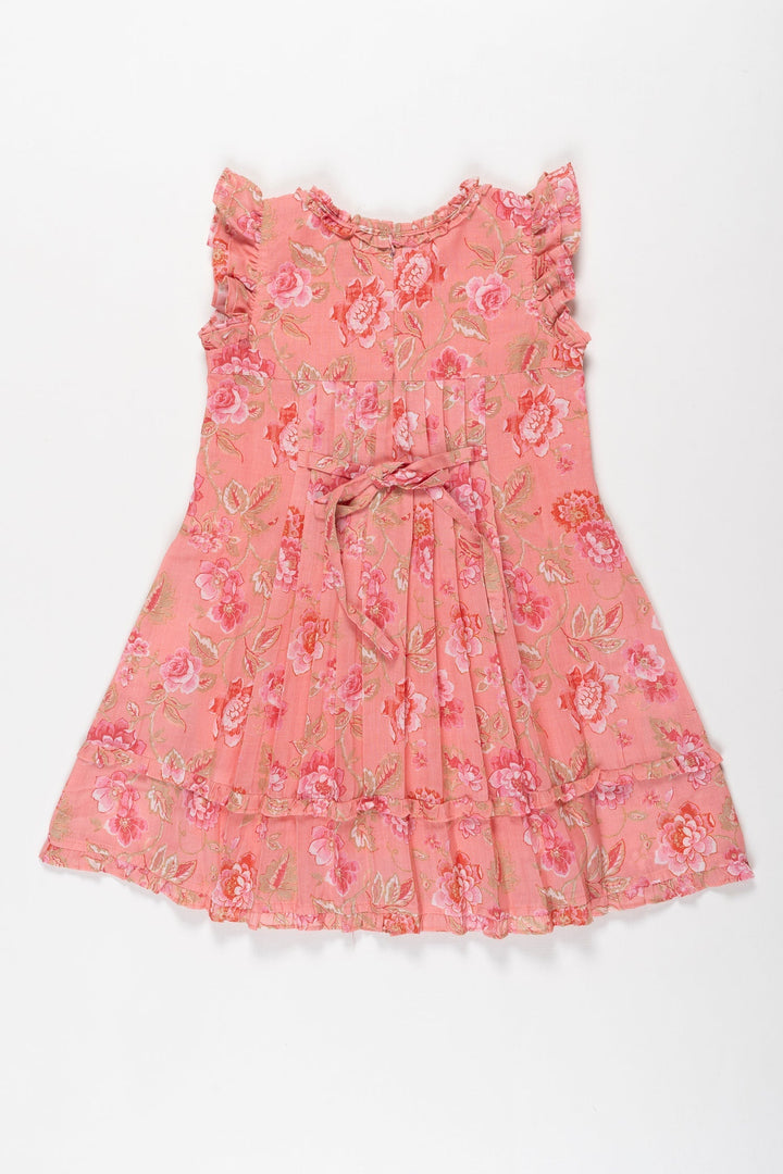 The Nesavu Girls Cotton Frock Enchanted Blossom: Girls Floral Cotton Summer Frock Nesavu Shop Girls Floral Cotton Frock for Summer | Light & Airy | The Nesavu