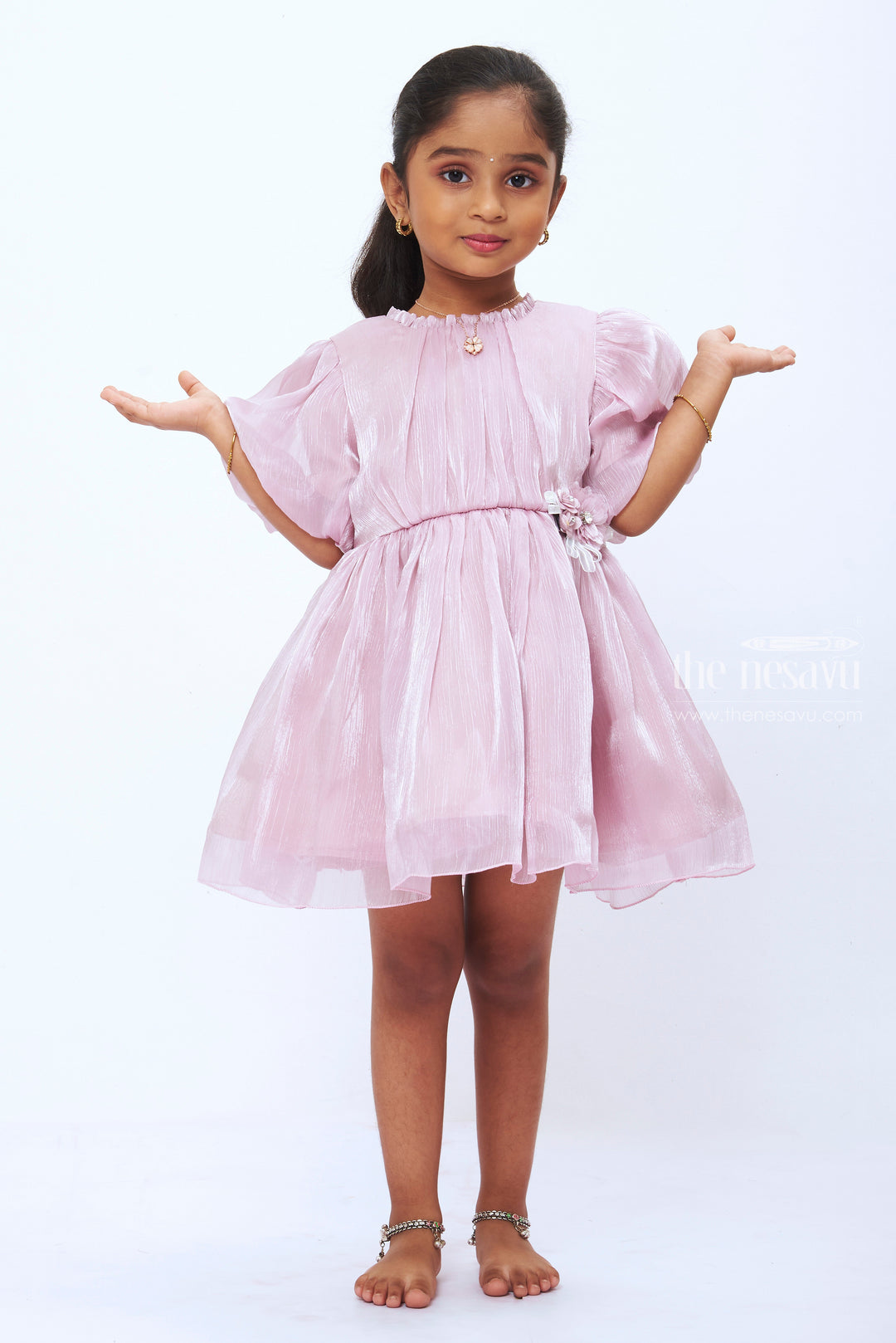 The Nesavu Girls Fancy Party Frock Enchanted Unicorn Party Frock for Baby Girls  First Birthday Boutique Outfit Nesavu Baby Girl Frock Party Wear | Unicorn Birthday Dress | Boutique Outfits | The Nesavu
