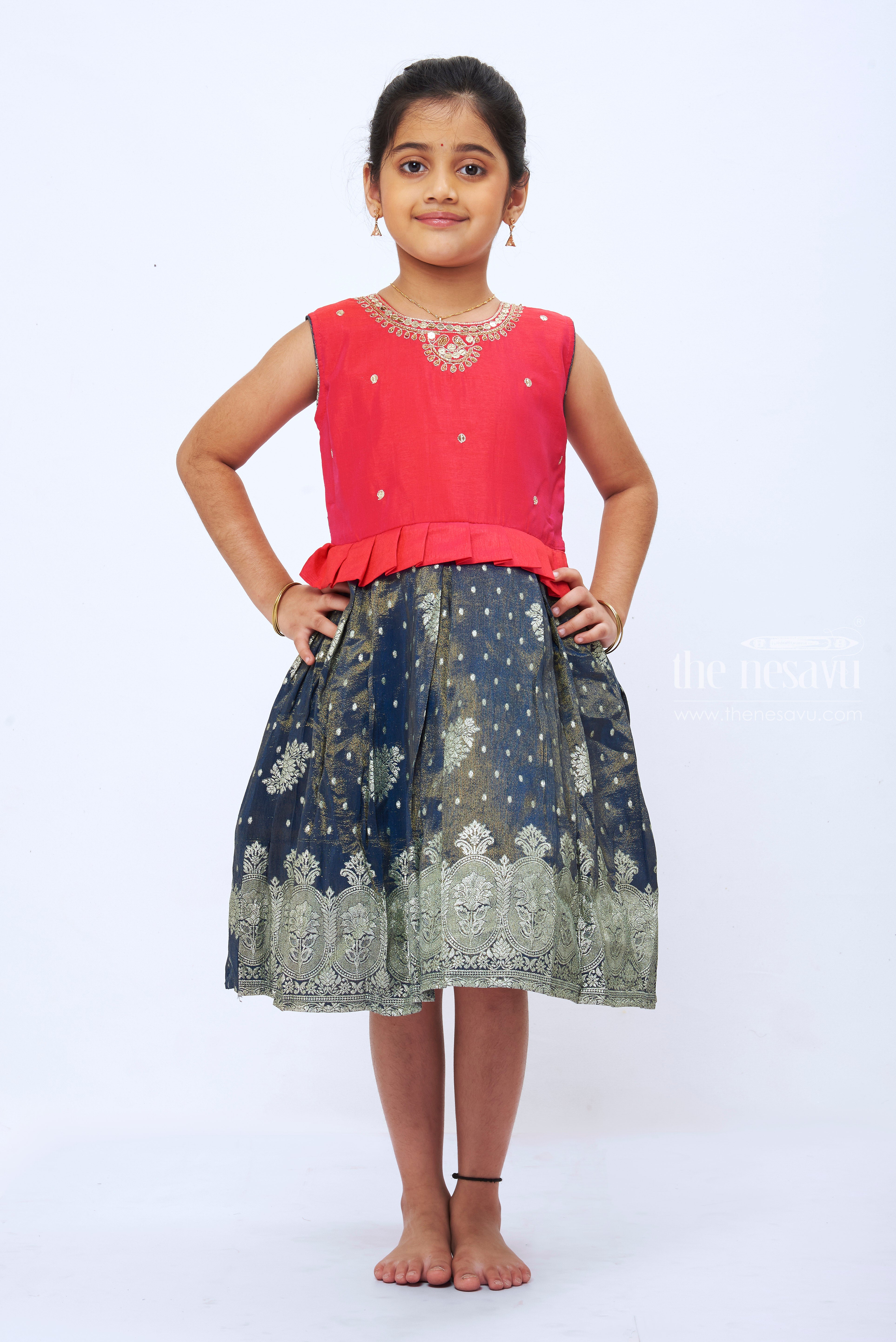 Beautiful Traditional Top and Skirt For Baby Girl | Ethnic Wear