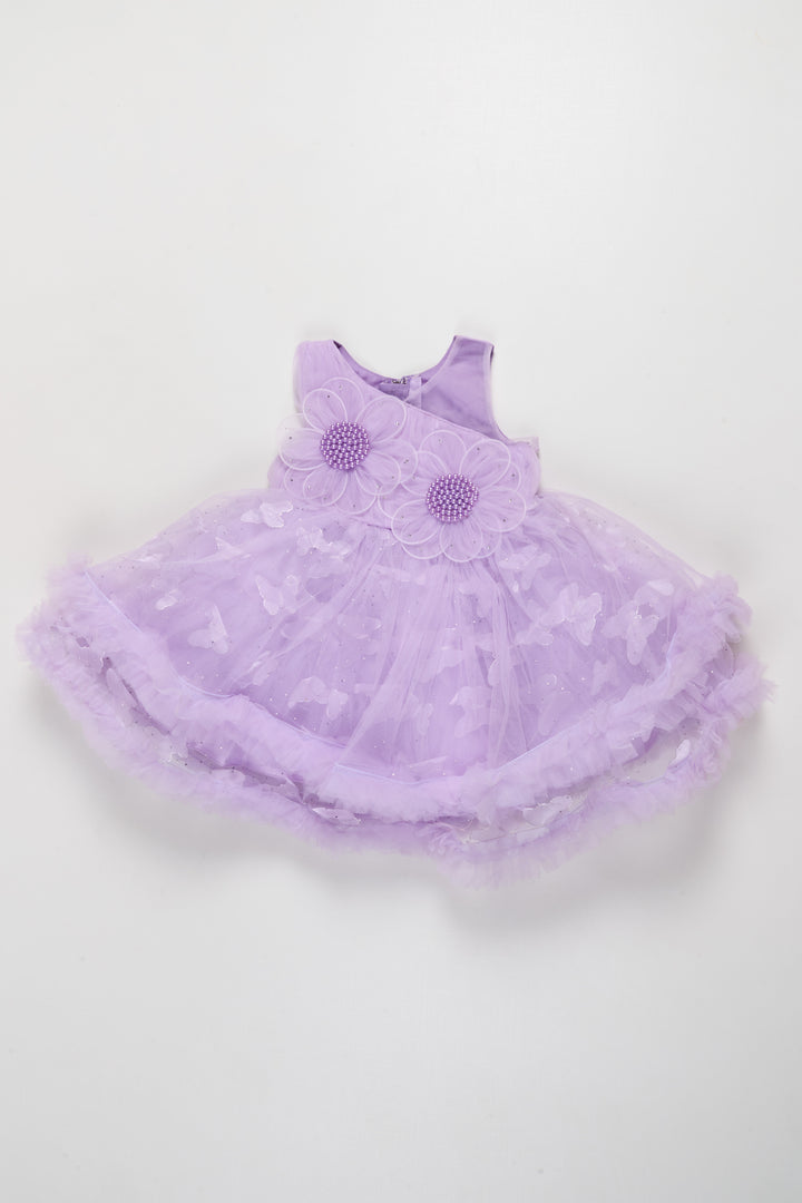 The Nesavu Girls Fancy Party Frock Fancy Frock for Toddler Girls Birthday and Photoshoot Nesavu Nesavu toddler girls soft net fancy frock birthdays dreamy photoshoots
