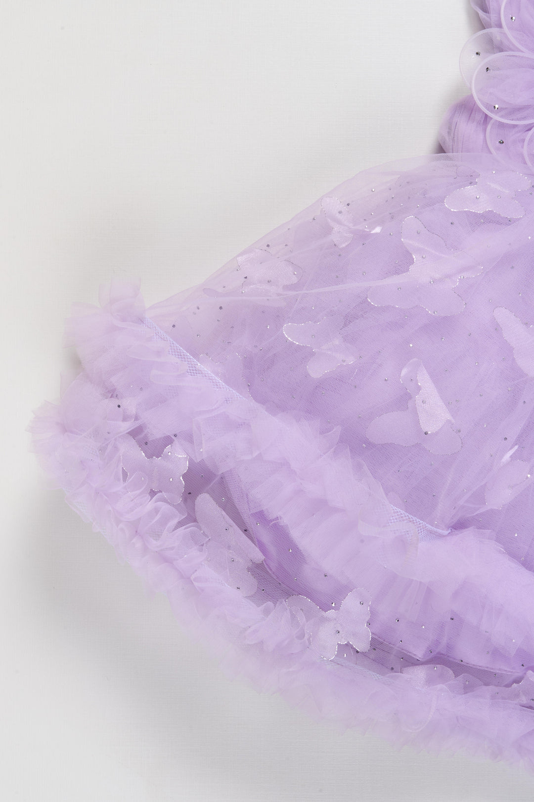 The Nesavu Girls Fancy Party Frock Fancy Frock for Toddler Girls Birthday and Photoshoot Nesavu Nesavu toddler girls soft net fancy frock birthdays dreamy photoshoots