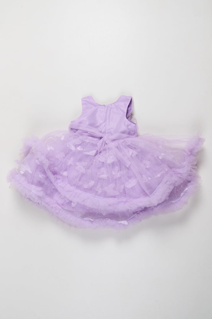 The Nesavu Girls Fancy Party Frock Fancy Frock for Toddler Girls Birthday and Photoshoot Nesavu Nesavu toddler girls soft net fancy frock birthdays dreamy photoshoots