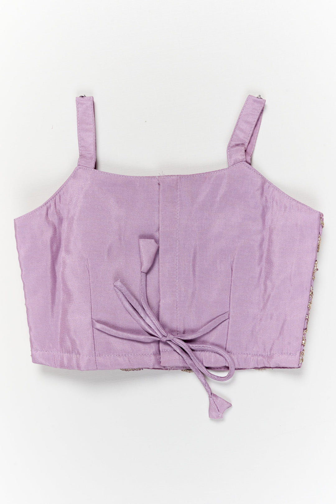 The Nesavu Girls Fancy Lehenga Fancy Lehenga Set for Girls with Cutwork Yoke for Weddings and Parties Nesavu Nesavu fancy lehenga set for girls with cutwork embroidered yoke for weddings and festive occasions