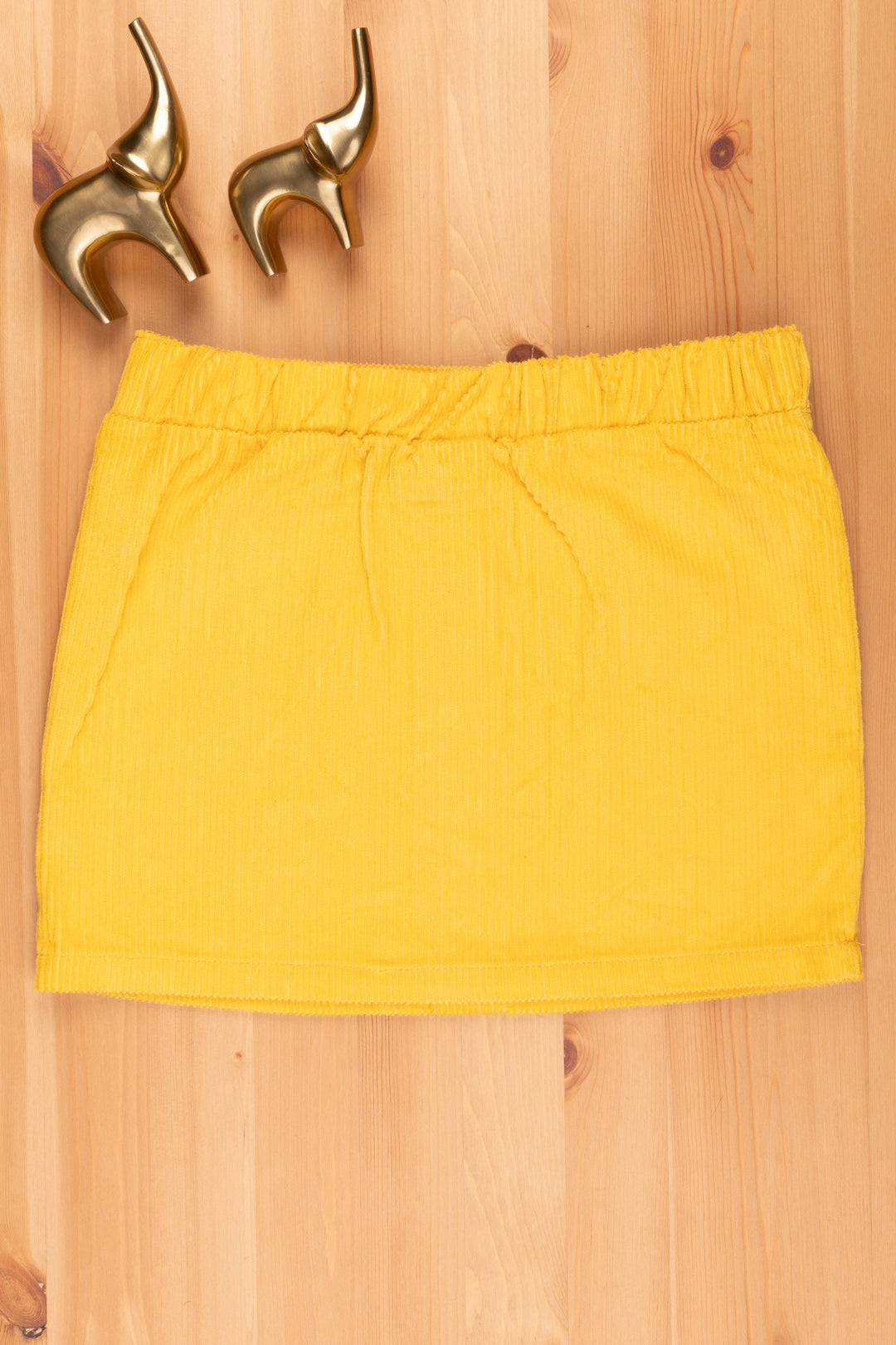 The Nesavu Girls Skirt Fashionable Girls Skirts Everyday Chic psr silks Nesavu 24 (5Y) / Yellow LSK002