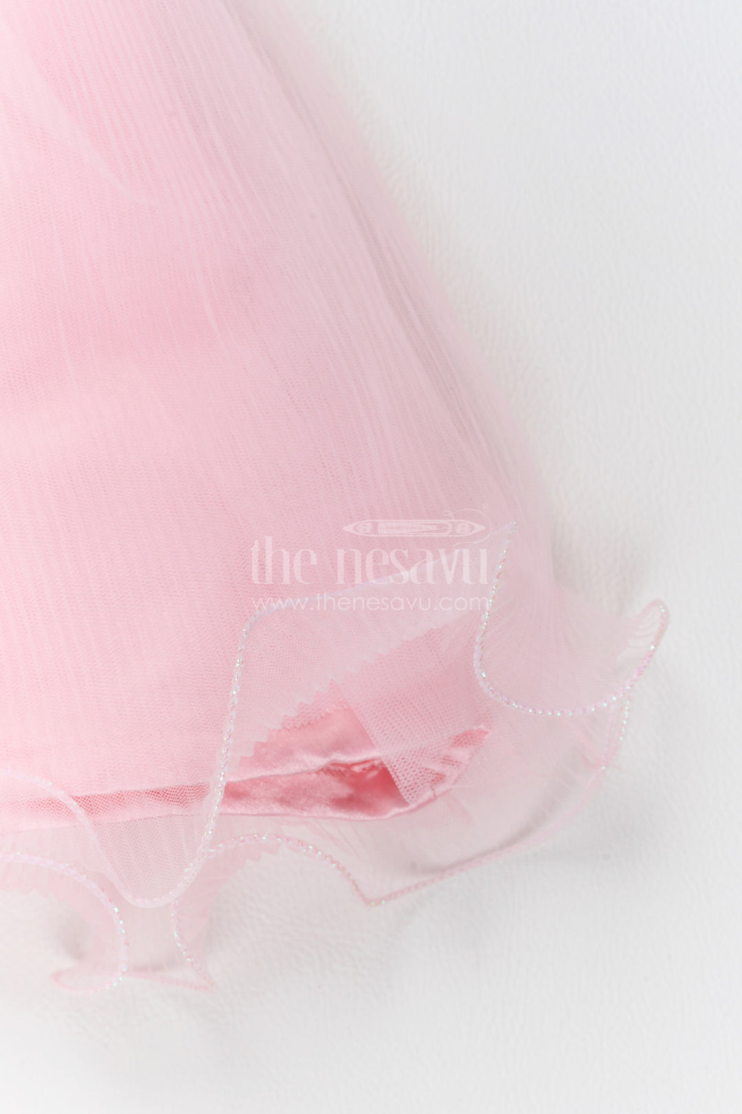 The Nesavu Girls Fancy Party Frock Girls Bow Party Frock for First Birthdays and Cake Smash Photos Nesavu Nesavu Baby Girl Bow Net Frock For First Birthdays Cake Smash Photos Milestone Parties And Celebrations