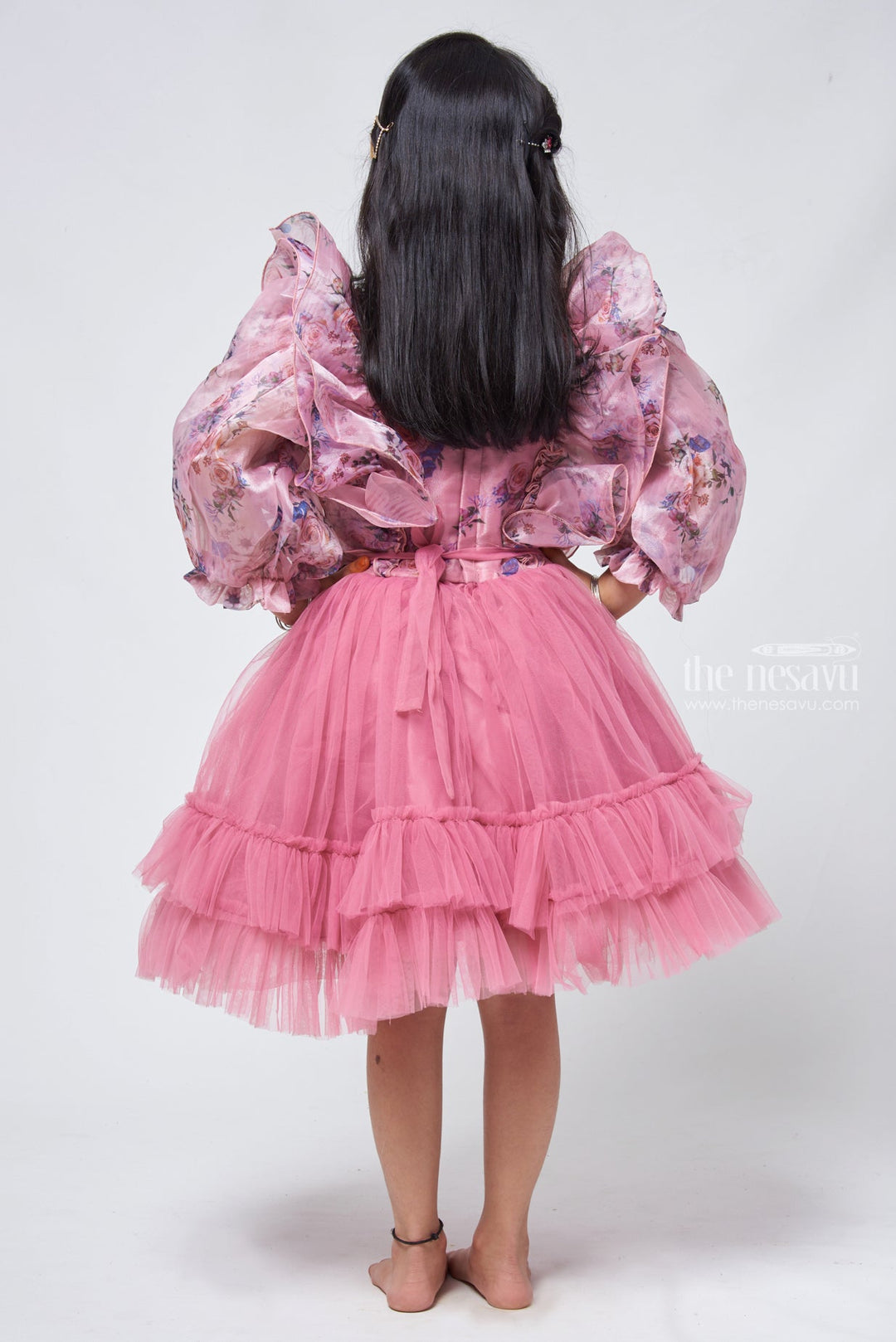 The Nesavu Girls Tutu Frock Girls Chic Frock Perfect for Special Occasions and Celebrations Nesavu Fancy Dress For 3 Years Birthday | Party Dresses For Little Girls | The Nesavu
