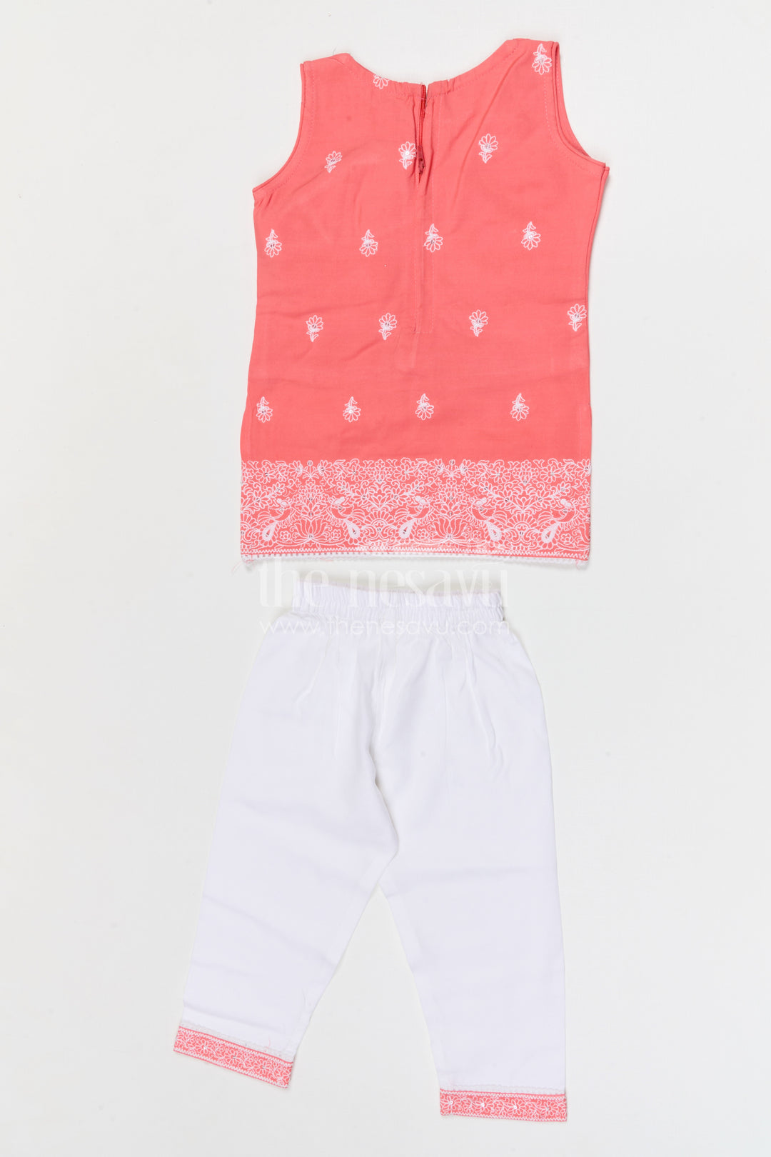 The Nesavu Girls Churidar Sets Girls Churidar Set for Festivals and Traditional Celebrations Nesavu Nesavu girls cotton churidar set for festivals and traditional celebrations with embroidered kurti