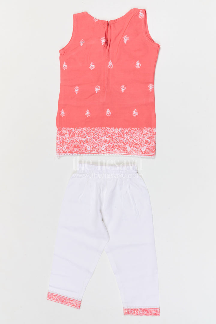 The Nesavu Girls Churidar Sets Girls Churidar Set for Festivals and Traditional Celebrations Nesavu Nesavu girls cotton churidar set for festivals and traditional celebrations with embroidered kurti