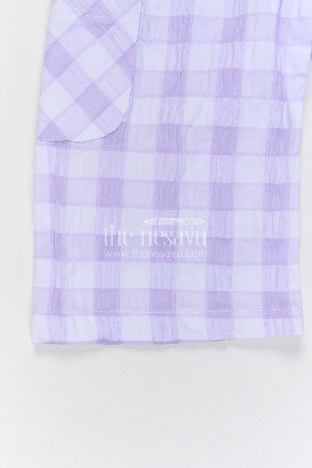 The Nesavu Girls Co-Ord Sets Girls Co Ord Set for Casual Wear and Everyday Outings Nesavu Nesavu girls co ord set for casual wear with rayon cotton stripe design breathable everyday kids outfit