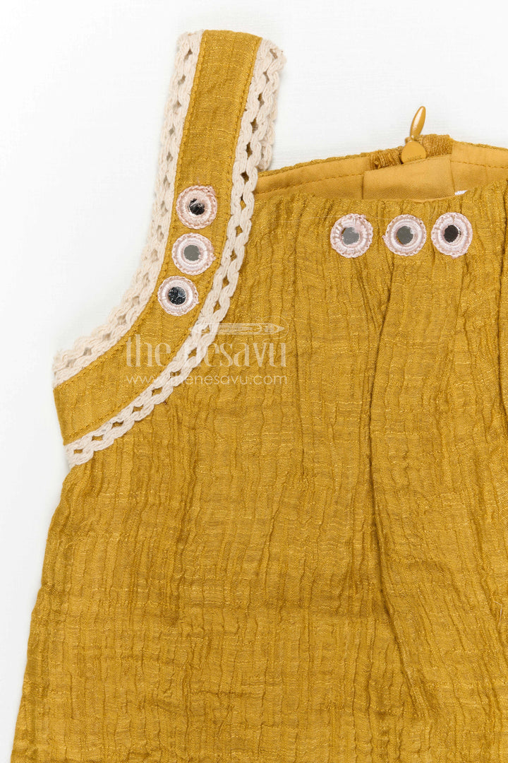 The Nesavu Girls Co-Ord Sets Girls Co Ord Set for Daily Wear and Comfortable Playtime Outfits Nesavu Nesavu girls co ord set for daily wear with rayon cotton fabric and thread embroidery comfortable kids outfit