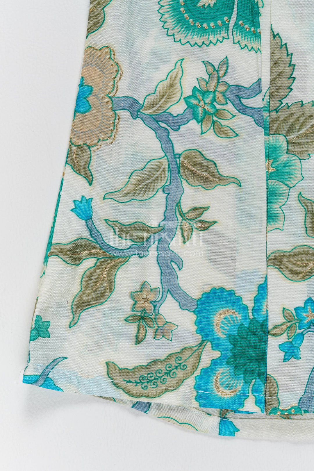 The Nesavu Girls Co-Ord Sets Girls Co Ord Set with Digital Print for Family Functions Nesavu Nesavu Girls Co Ord Set With Digital Print For Festive Occasion
