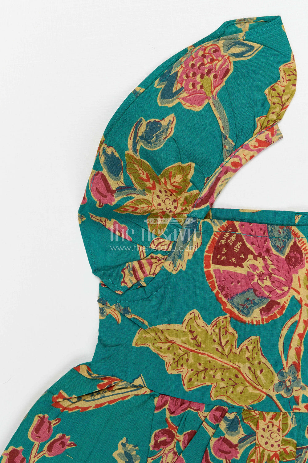 The Nesavu Girls Co-Ord Sets Girls Cotton Co Ord Set for Summer Nesavu Nesavu Girls Cotton Co Ord Set With Digital Print For Summer Outings And Everyday Casual Wear