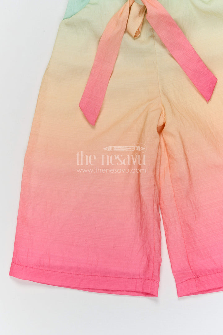 The Nesavu Girls Co-Ord Sets Girls Cotton Co Ord Set for Summer Outings and Casual Dress Nesavu Nesavu girls cotton co ord set for summer outings and casual everyday wear