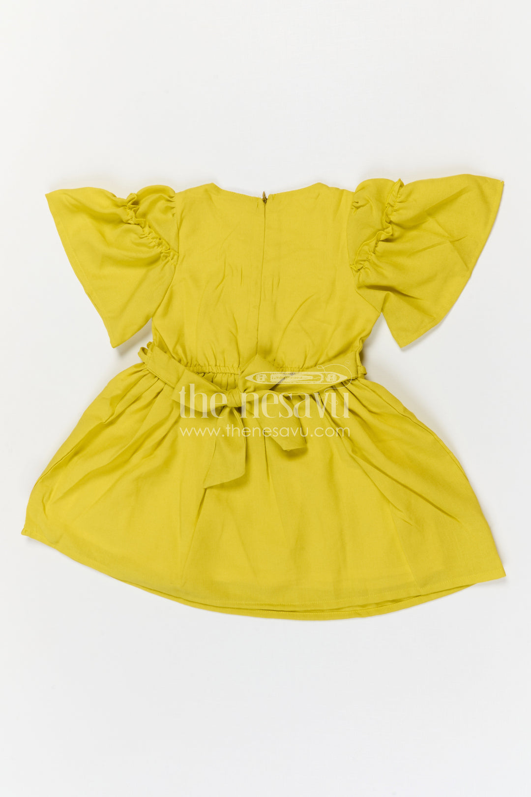 The Nesavu Girls Cotton Frock Girls Cotton Frock for Birthday Outings and Festive Summer Days Nesavu Nesavu Girls Cotton Embroidered Frock For Birthday Celebrations And Festive Summer Outings