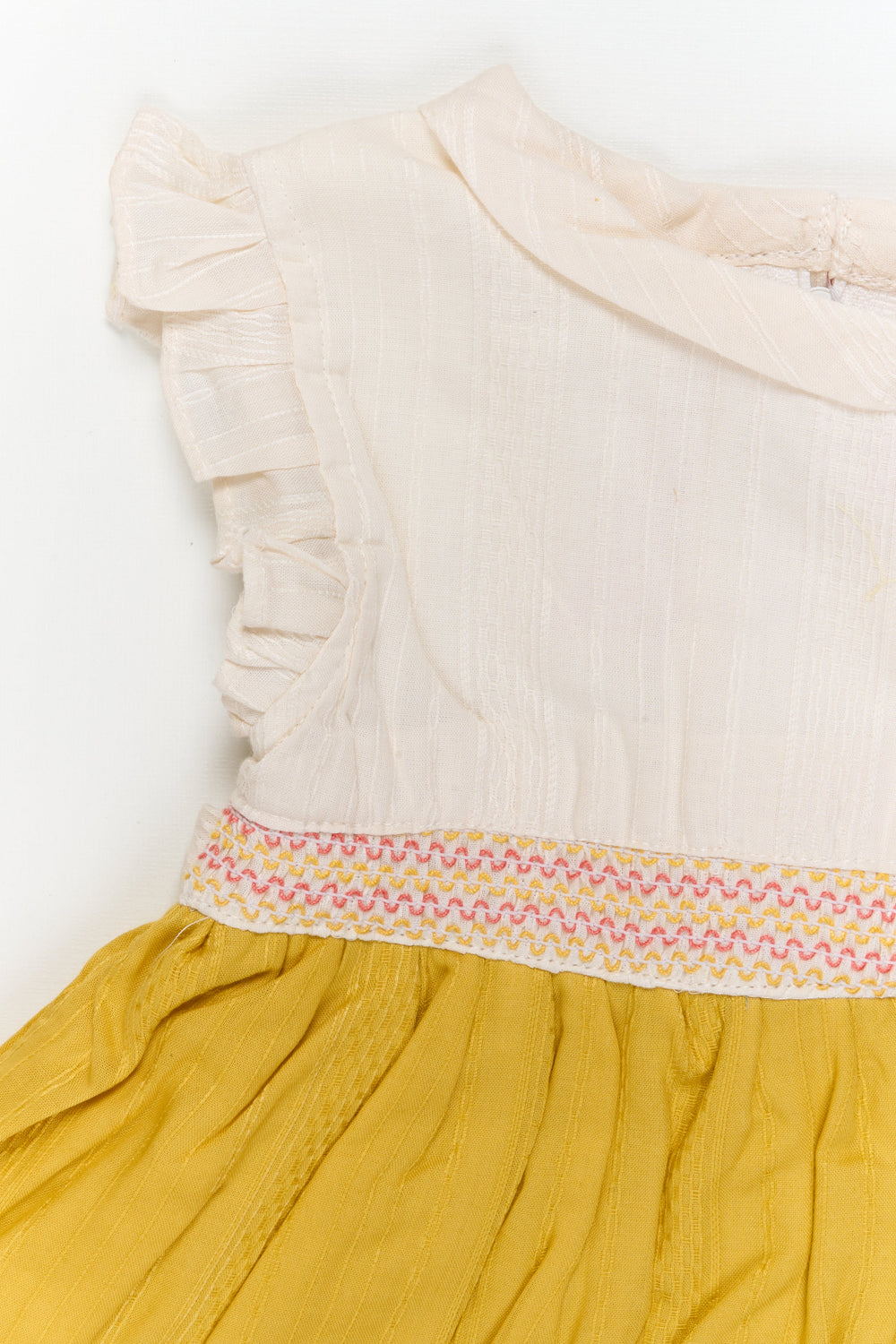 The Nesavu Girls Cotton Frock Girls Cotton Frock for Birthday Parties and Colorful Celebrations Nesavu Nesavu girls cotton sleeveless frock with multicolor tiered flare for birthdays and casual celebrations