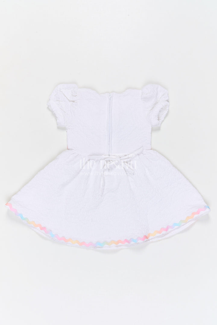 The Nesavu Girls Cotton Frock Girls Cotton Frock for Casual Outings and Summer Wear Nesavu Nesavu girls popcorn cotton frock for casual outings and summer wear