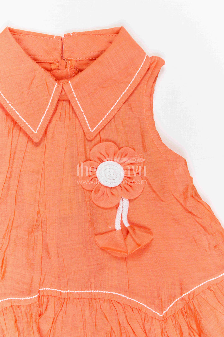 The Nesavu Girls Cotton Frock Girls Cotton Frock for Daily Wear and Travel Dates Nesavu Nesavu Girls Cotton Frock For Daily Wear Sleeveless Blend Cotton Casual Outfit For Kids