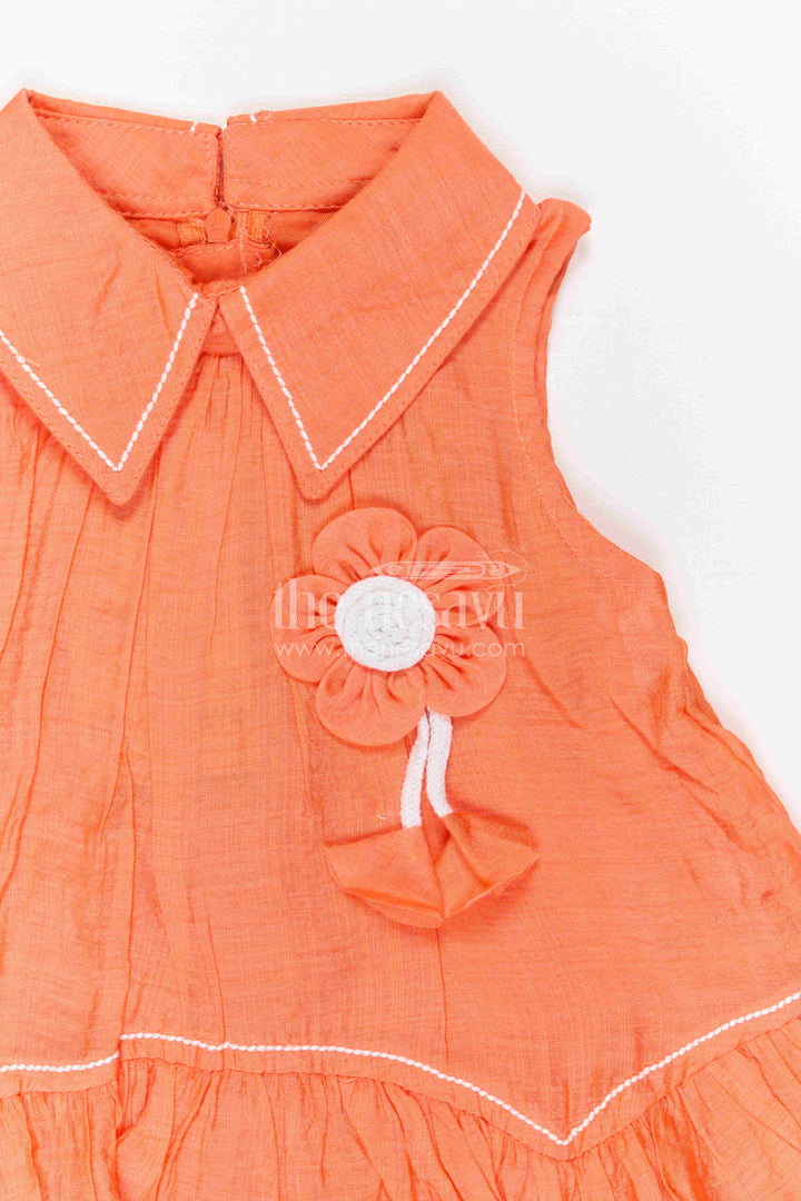 The Nesavu Girls Cotton Frock Girls Cotton Frock for Daily Wear and Travel Dates Nesavu Nesavu Girls Cotton Frock For Daily Wear Sleeveless Blend Cotton Casual Outfit For Kids