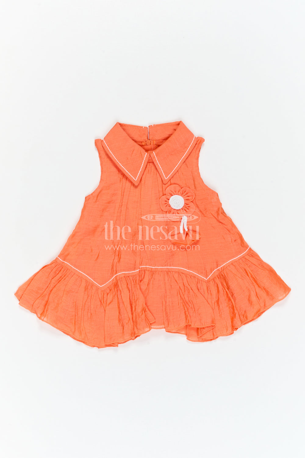 The Nesavu Girls Cotton Frock Girls Cotton Frock for Daily Wear and Travel Dates Nesavu Nesavu Girls Cotton Frock For Daily Wear Sleeveless Blend Cotton Casual Outfit For Kids