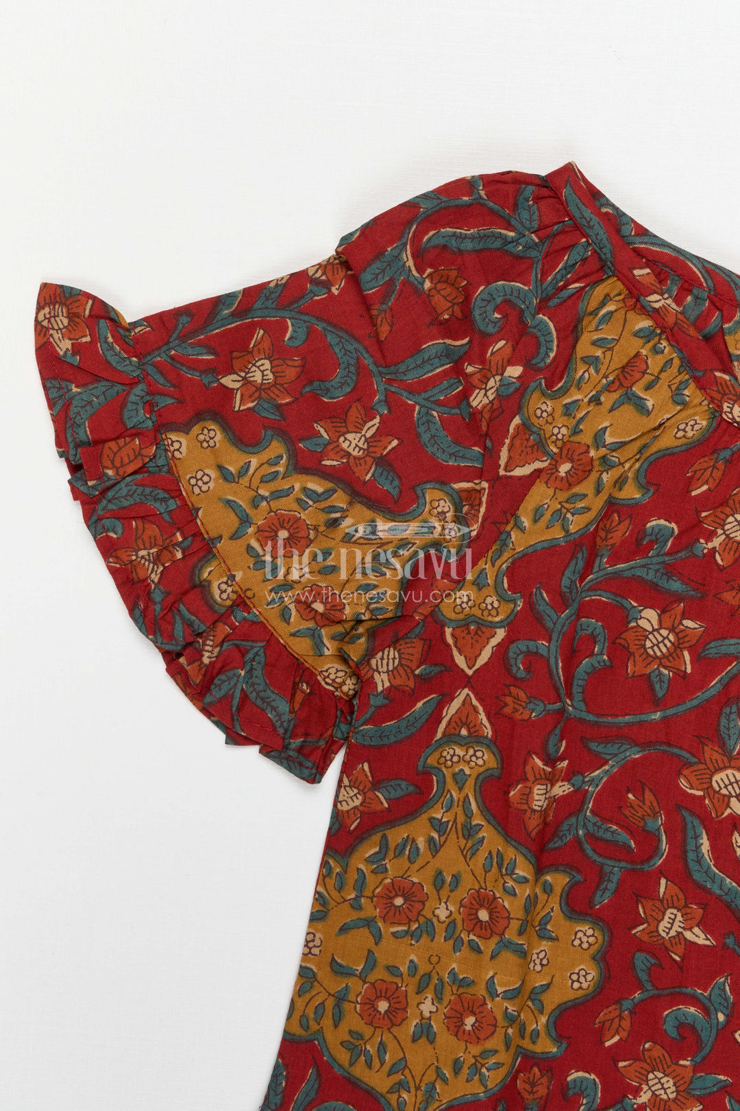 The Nesavu Girls Co-Ord Sets Girls Cotton Outfit Set for School Events and Functions Nesavu Nesavu Girls Cotton Co Ord Set For School Events Cultural Functions And Casual Wear