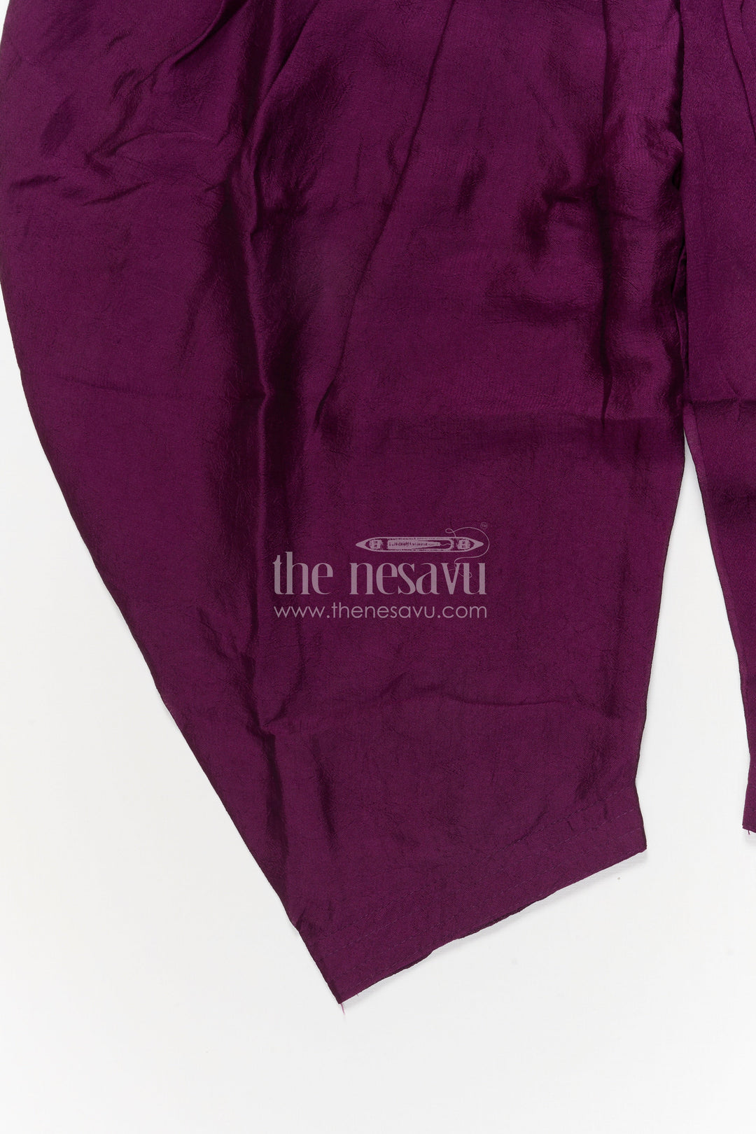 The Nesavu Girls Dothi Sets Girls Dhoti Set with Embroidered Blouse and Dupatta for Festive Functions Nesavu Nesavu girls embroidered dhoti set with designer yoke and dupatta for festive occasions