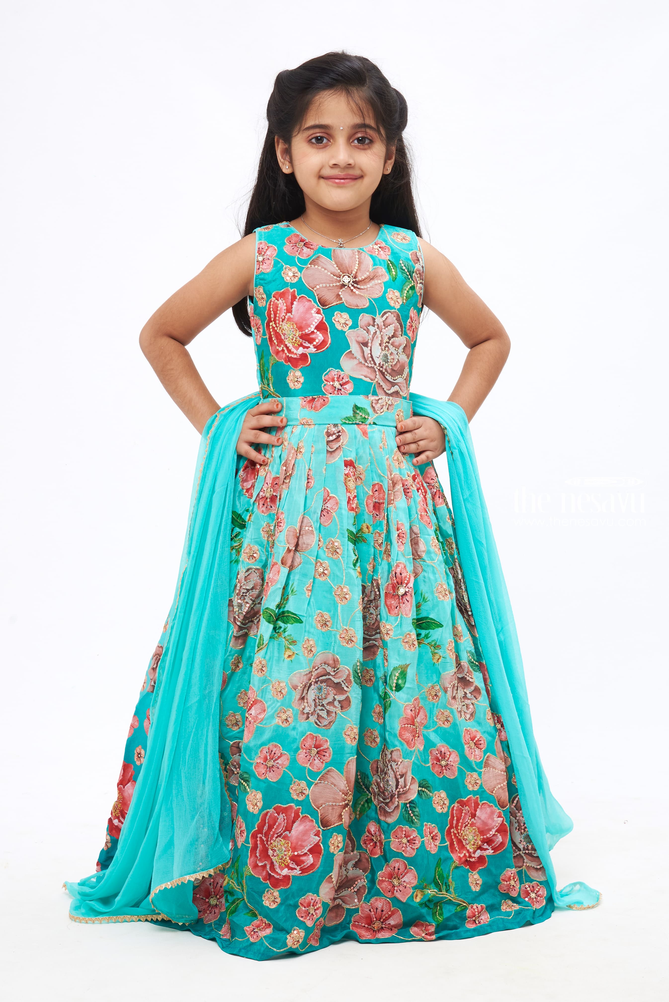 Looking for gown for girls with price Store Online with International  Courier? | Gowns for girls, Kids party wear dresses, Kids gown