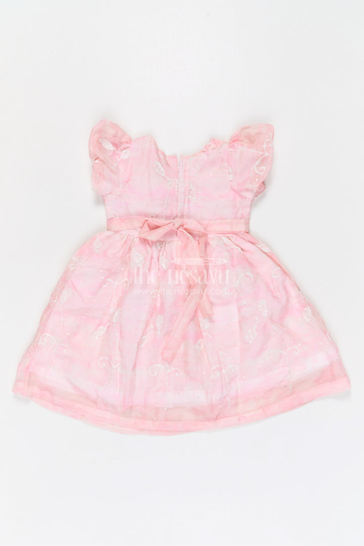 The Nesavu Girls Cotton Frock Girls Embroidered Party Frock for Birthdays and Special Celebrations Nesavu Nesavu girls embroidered party frock for birthdays festive celebrations and special occasion wear