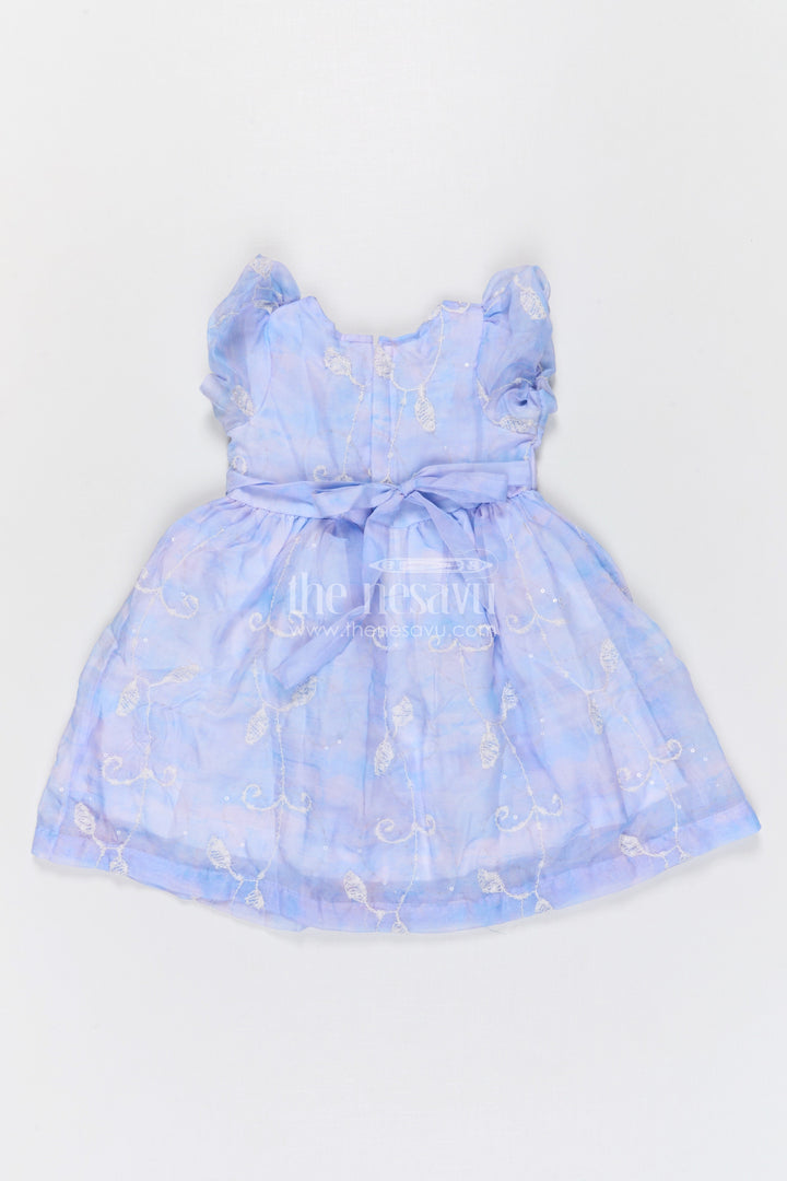 The Nesavu Girls Cotton Frock Girls Embroidered Party Frock for Birthdays and Special Occasions Nesavu Nesavu girls embroidered party frock for birthdays celebrations and special occasion dresses