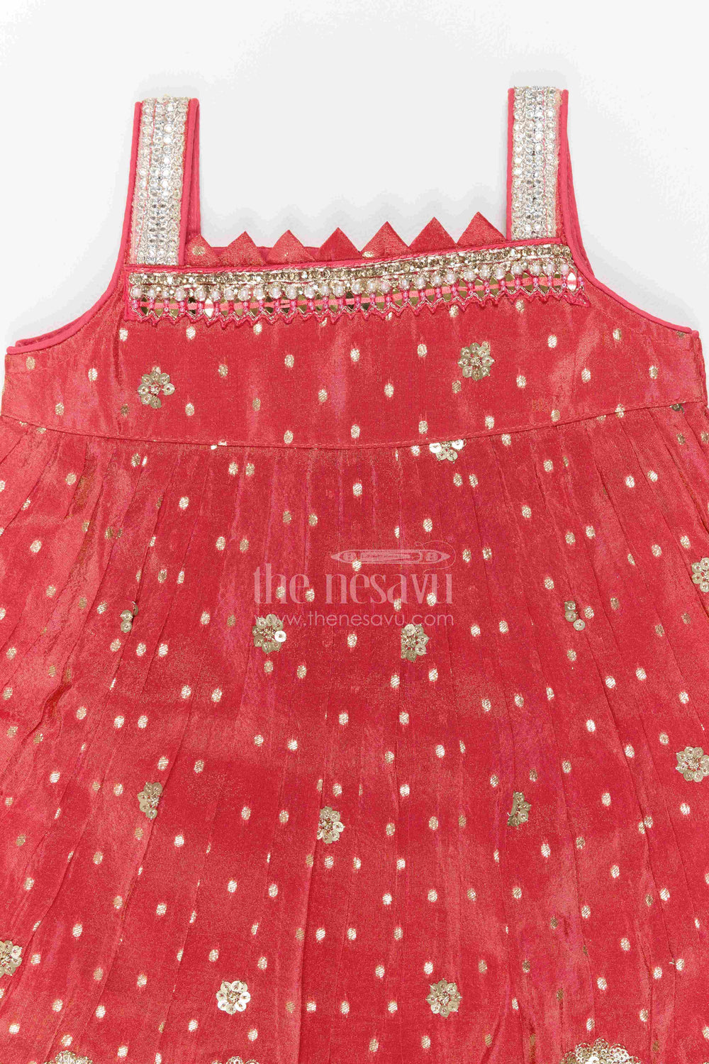 The Nesavu Girls Co-Ord Sets Girls Ethnic Pant Set for Birthday Functions and Festive Occasions Nesavu Nesavu Girls Ethnic Viscose Pant Set For Birthday Functions Festive Occasions And Cultural Celebrations