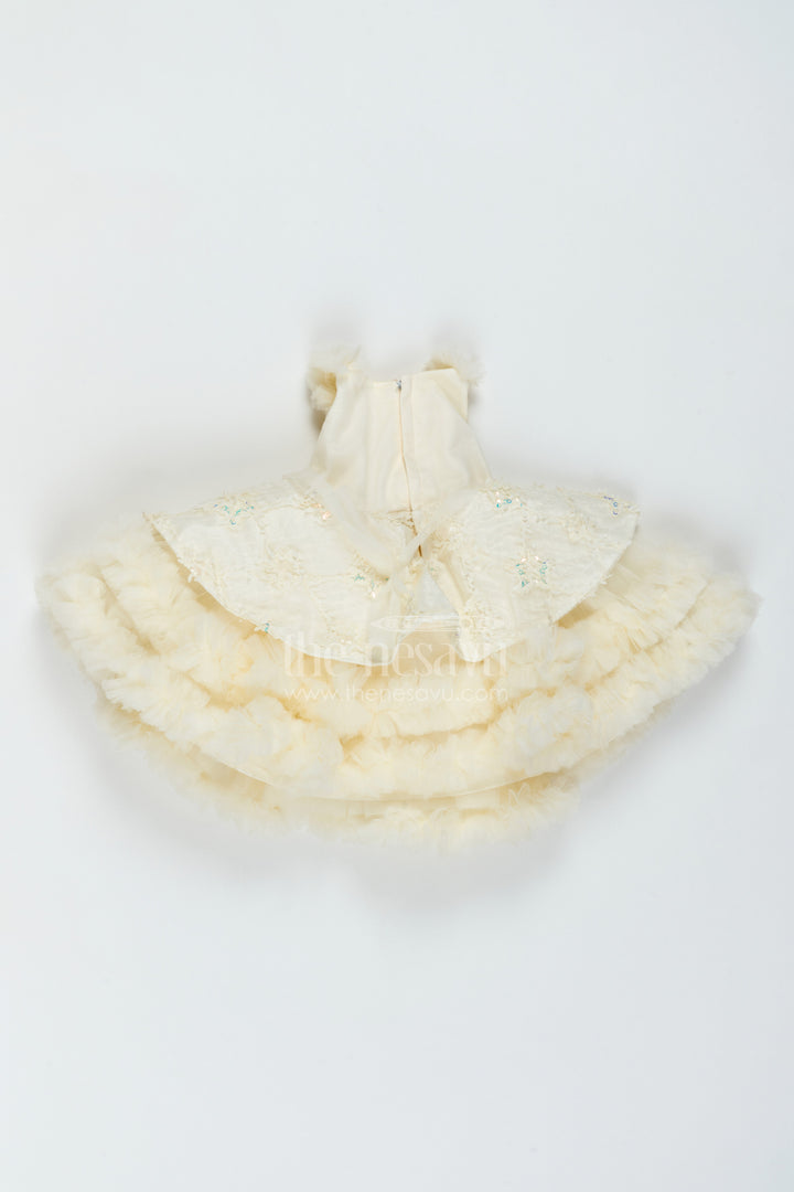 The Nesavu Girls Fancy Party Frock Girls Fairy Frock for Milestone Celebrations and Family Portraits Nesavu Nesavu Girls Fairy Net Frock For Milestone Celebrations Birthdays Family Portraits And Special Occasions