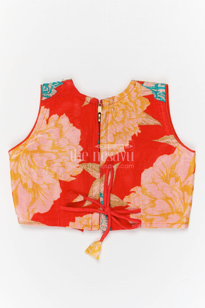 The Nesavu Girls Fancy Lehenga Girls Fancy Lehenga for Weddings and Festive Celebrations Nesavu Nesavu girls georgette fancy lehenga for weddings and celebrations with designer embroidered yoke