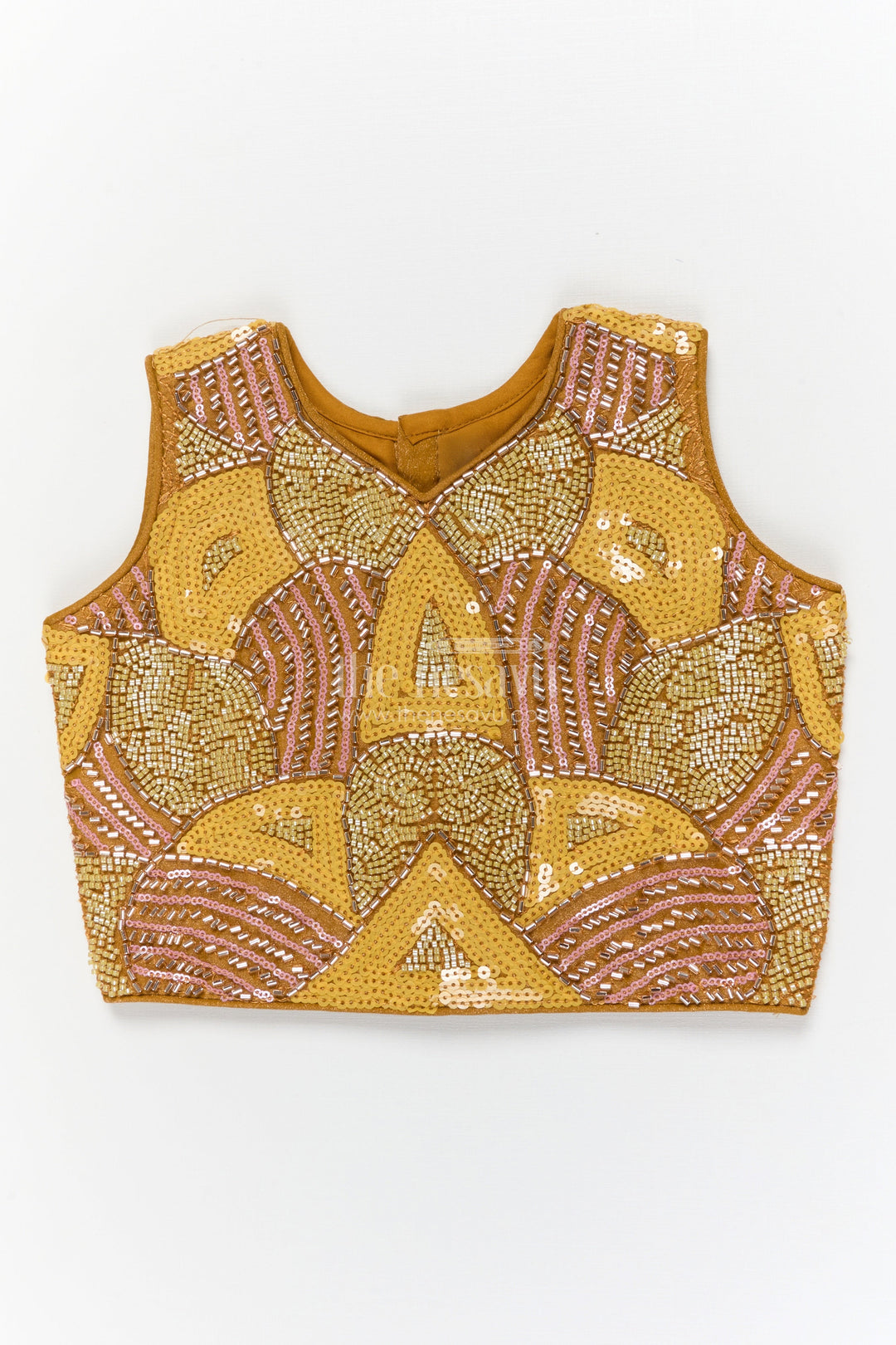 The Nesavu Girls Fancy Lehenga Girls Fancy Lehenga Set with Embroidered Yoke for Birthday and Festive Wear Nesavu Nesavu girls organza lehenga set with embroidered blouse for birthdays and festive occasions