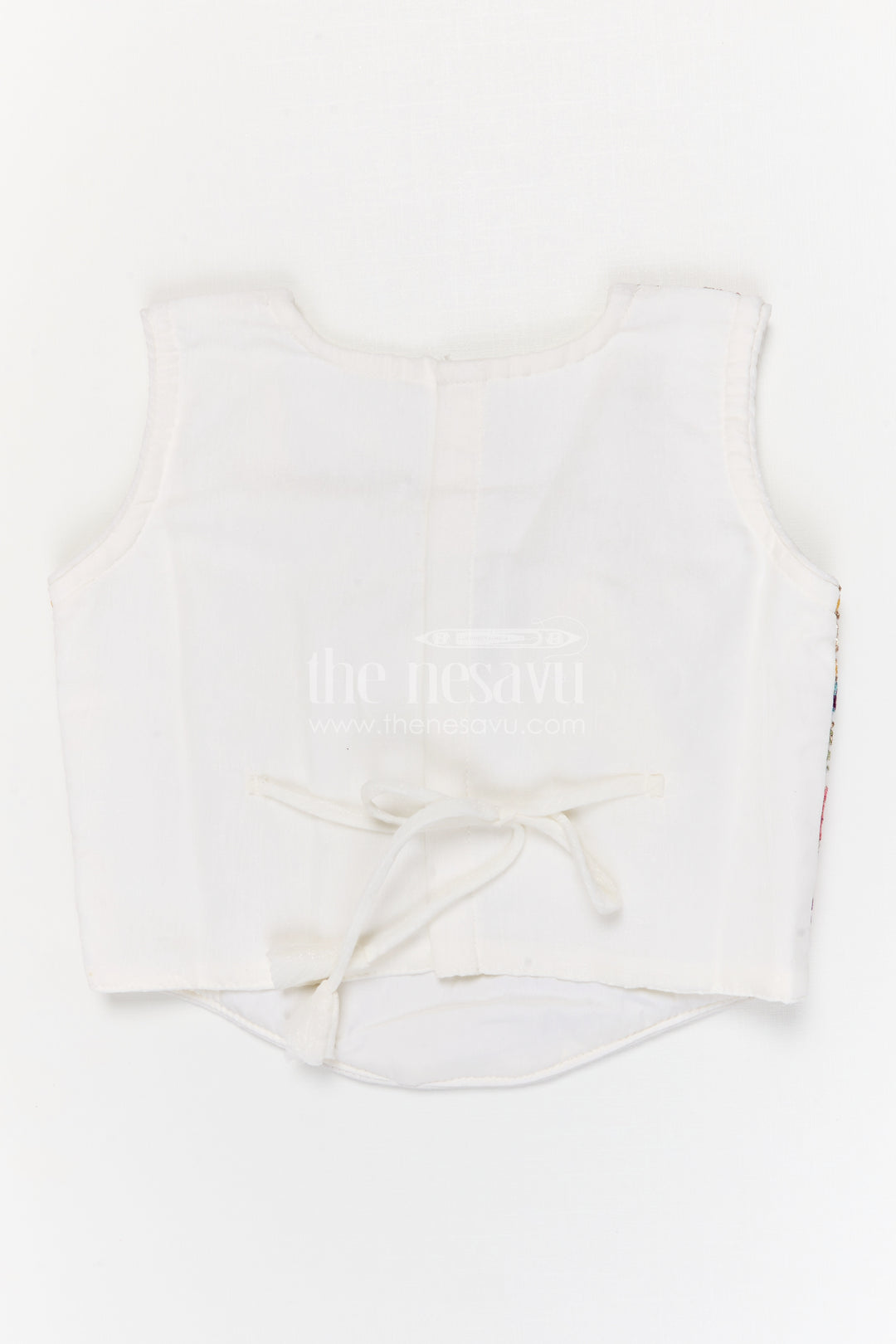 The Nesavu Girls Fancy Lehenga Girls Festive Lehenga for Weddings and Grand Celebrations Nesavu Nesavu girls crushed georgette festive lehenga for weddings and celebrations with embroidered yoke