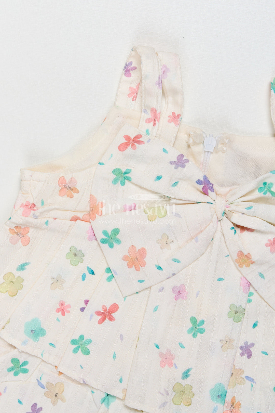 The Nesavu Girls Casual Set Girls Floral Top with Pink Skirt – Casual Fusion Set Nesavu Nesavu girls floral digital print top with pink skirt – casual set