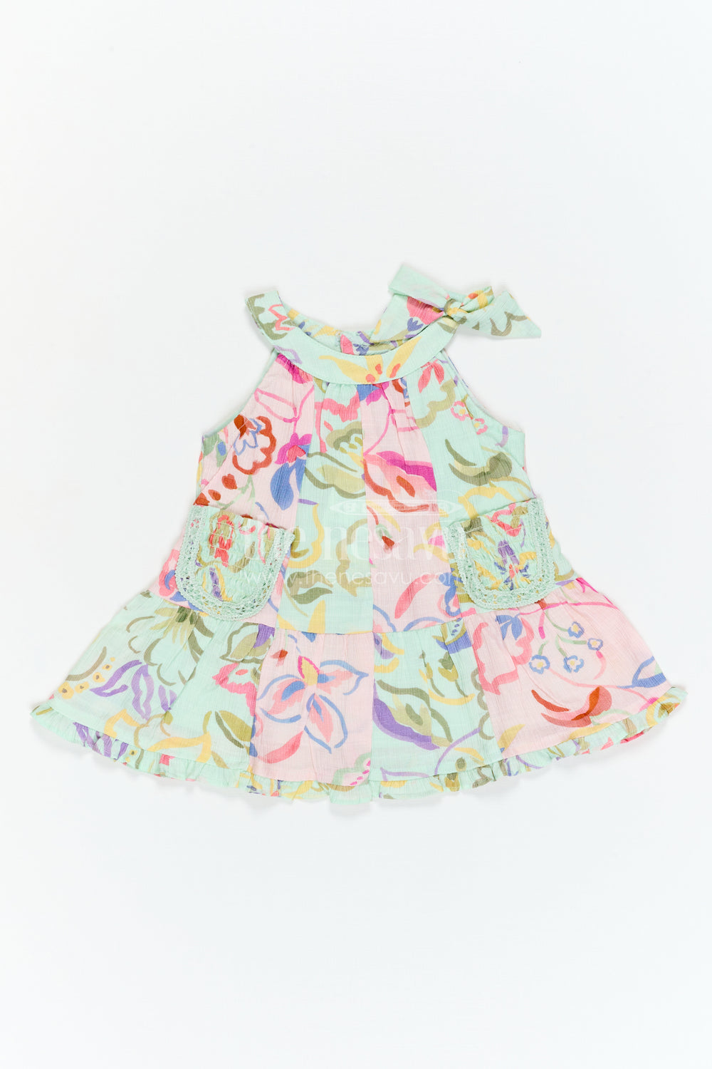 The Nesavu Girls Cotton Frock Girls Frock for Birthday and Park Visits Nesavu Nesavu Girls Georgette Frock With Digital Print For Birthday And Festive Photoshoots Outfit