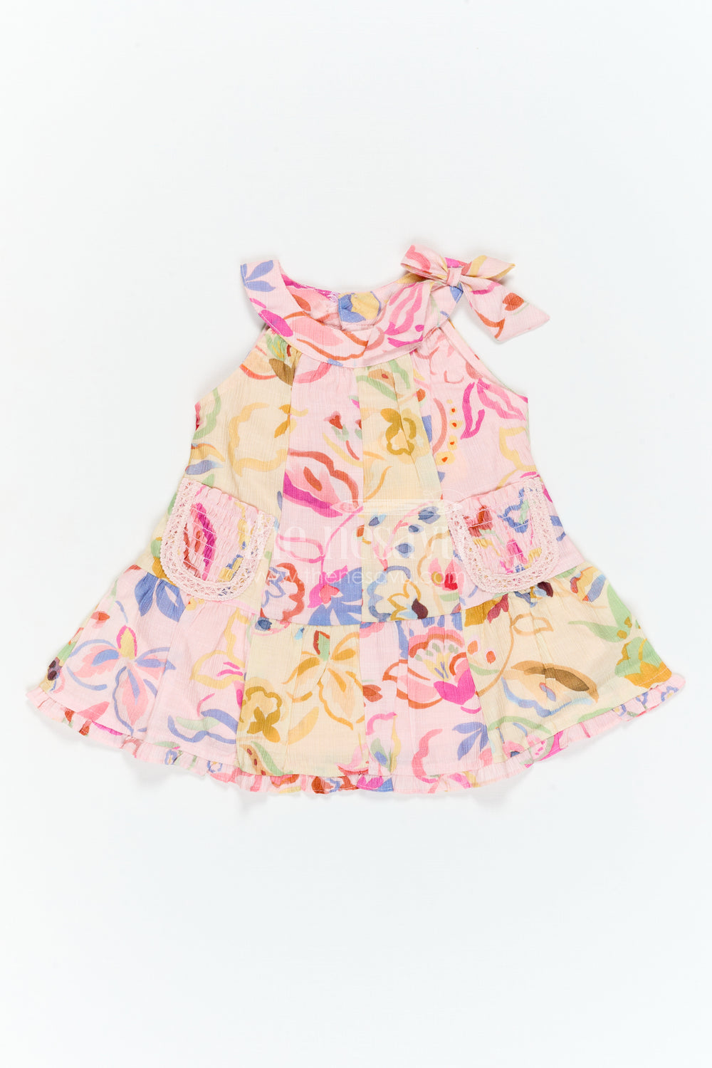 The Nesavu Girls Cotton Frock Girls Frock for Birthday and Party Wear Nesavu Nesavu Girls Georgette Frock With Digital Print For Party Wear And Birthday Occasions