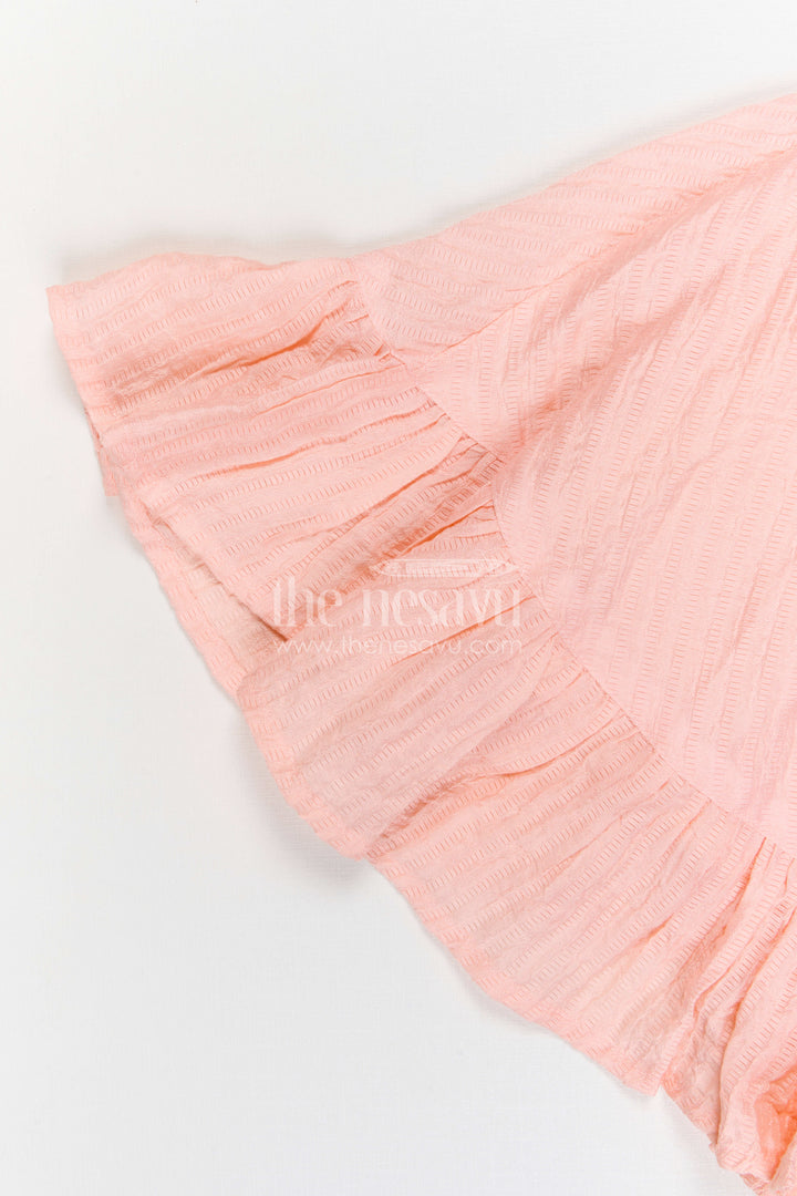 The Nesavu Girls Cotton Frock Girls Frock for Casual Celebrations and Family Outings Nesavu Nesavu Girls Cotton Blend Frock For Casual Celebrations And Comfortable Festive Outings