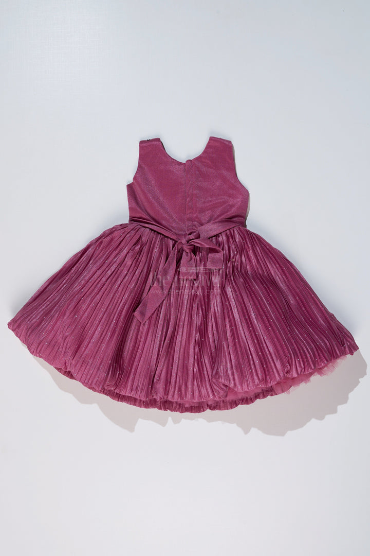 The Nesavu Silk Party Frock Girls Full Frock for Reception with Rich Embellishments and Flowy Pleated Skirt for a Princess Look Nesavu Nesavu Girls Full Frock Reception Rich Embellishments Elegant Pleated Skirt